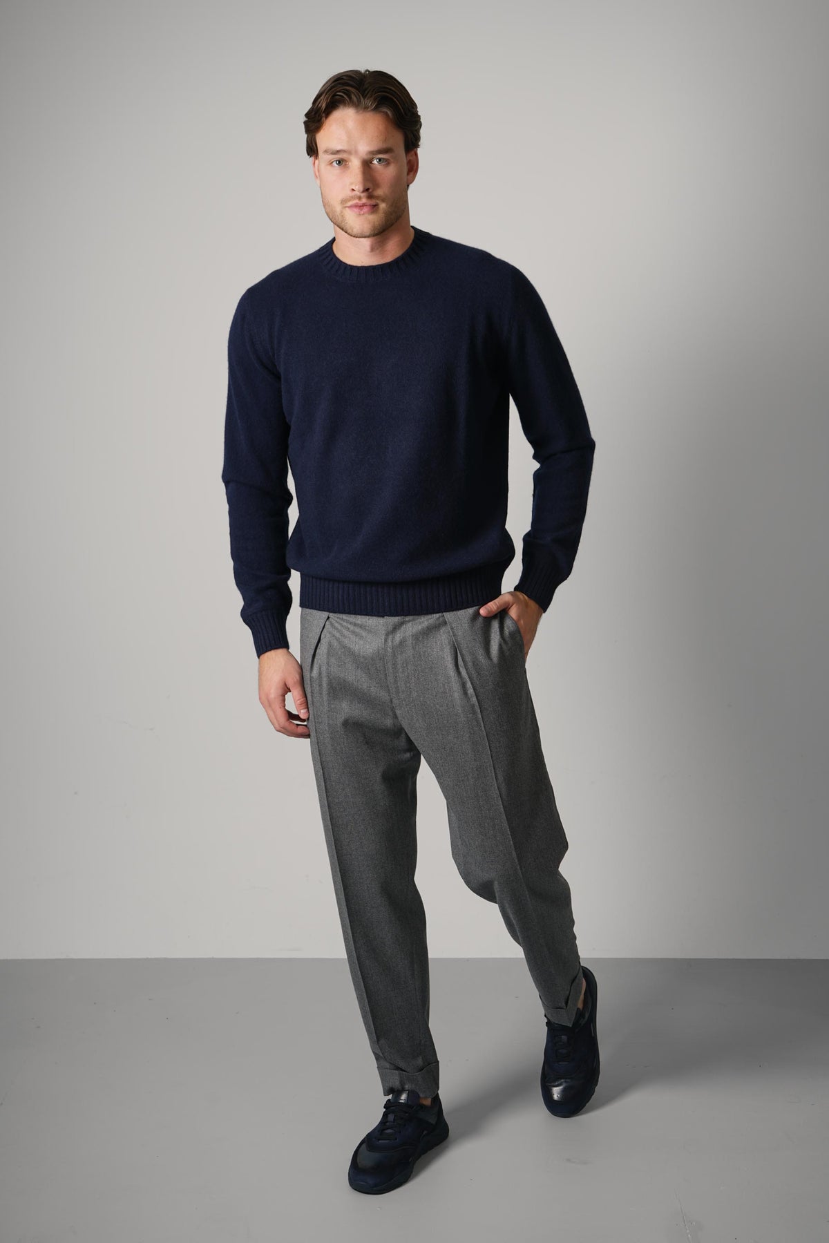 Gran Sasso Crewneck - Navy