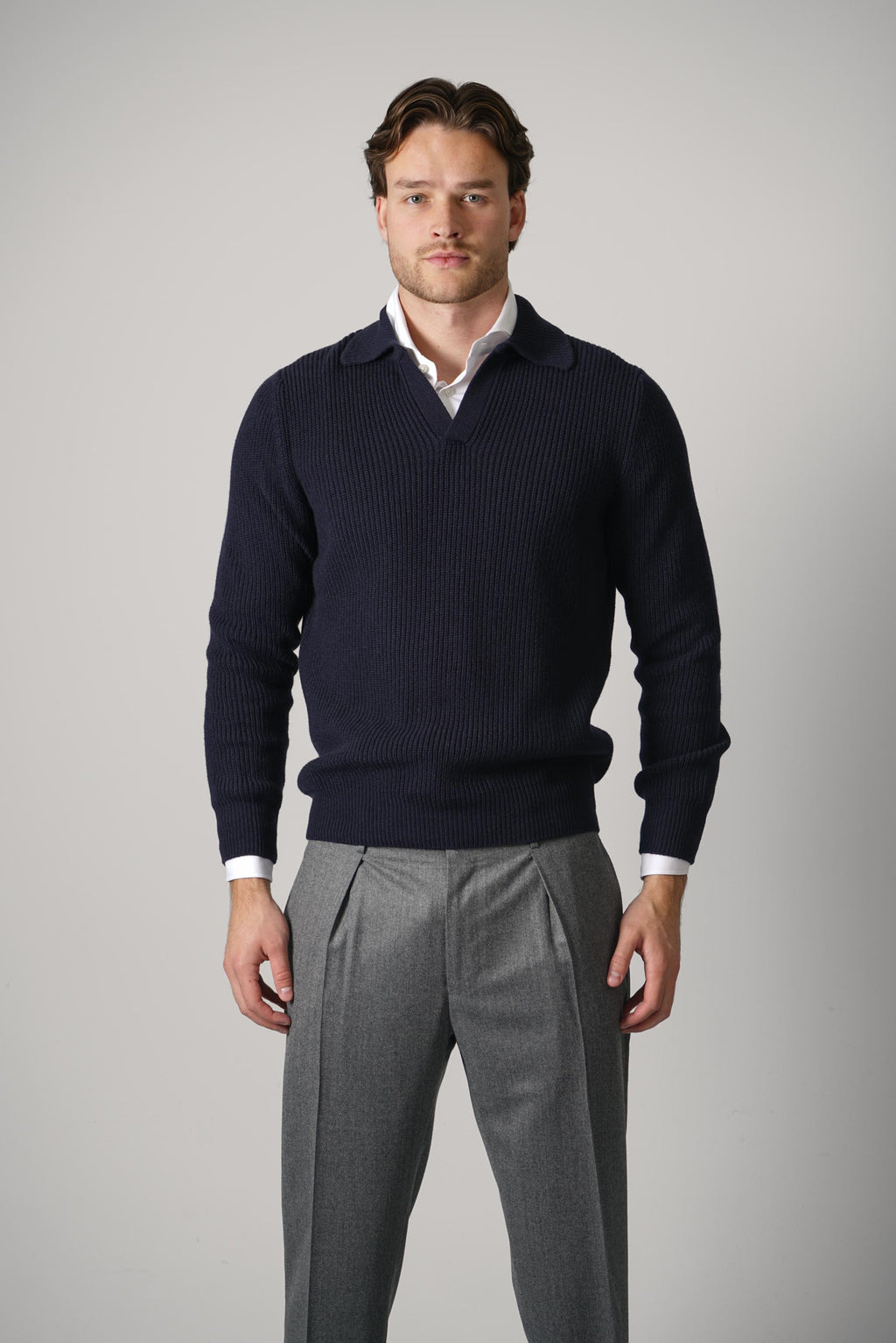 Gran Sasso Tennis L/S Skipper – Navy