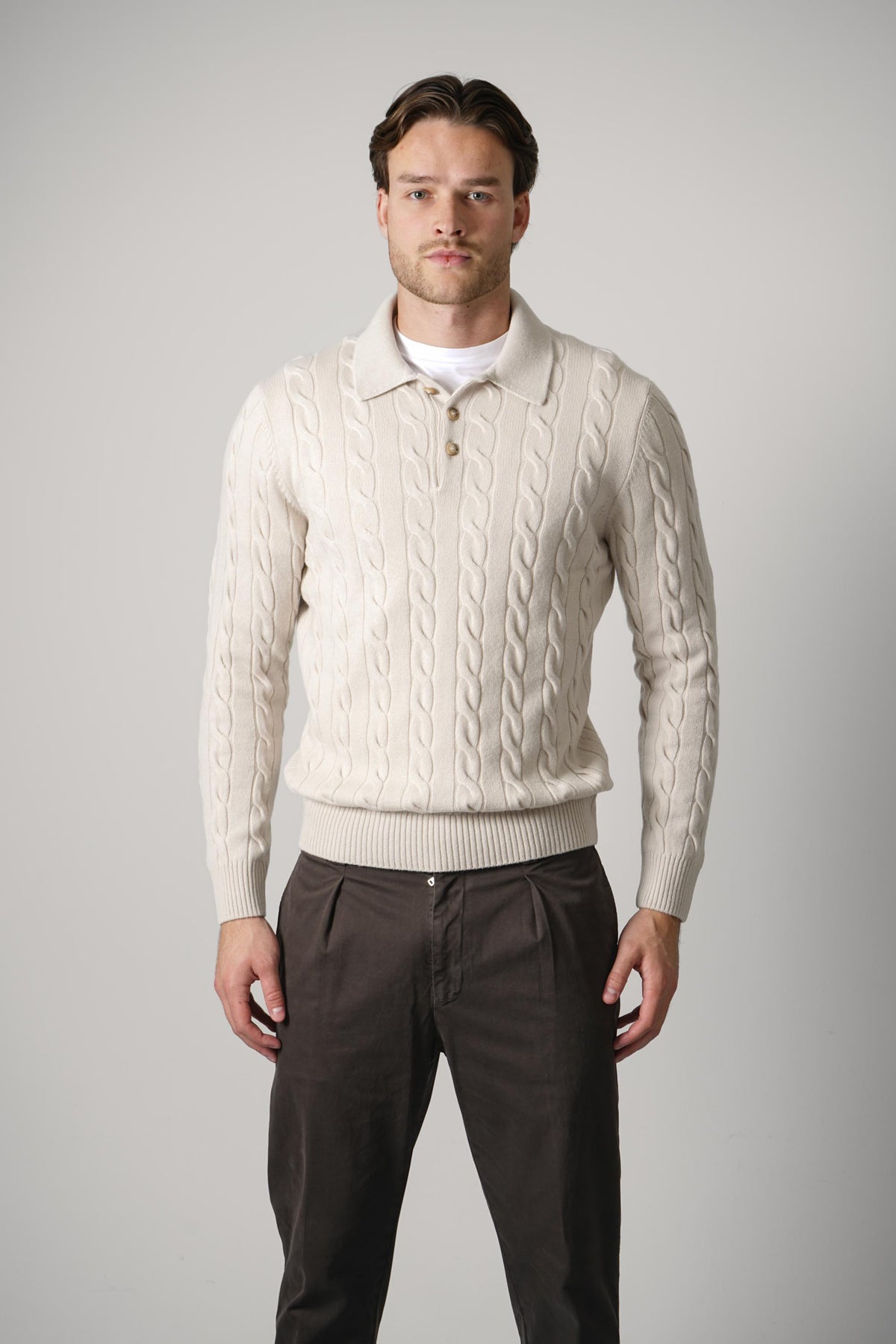Gran Sasso Tennis L/S – Beige