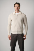 Gran Sasso Jacket Zip C/ Montone – Beige