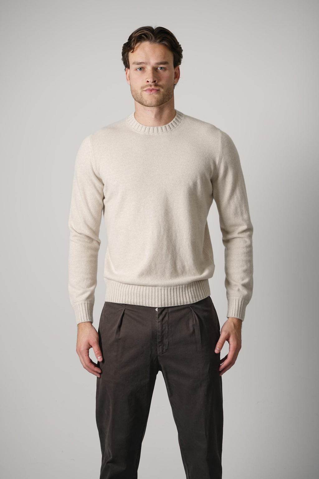 Gran Sasso Crew L/S – Beige