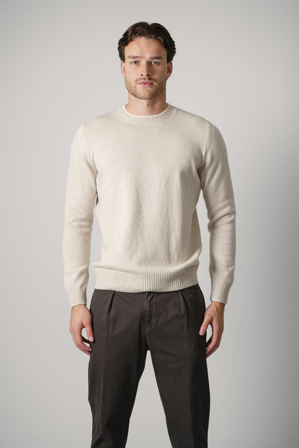 Gran Sasso Crew L/S – Beige