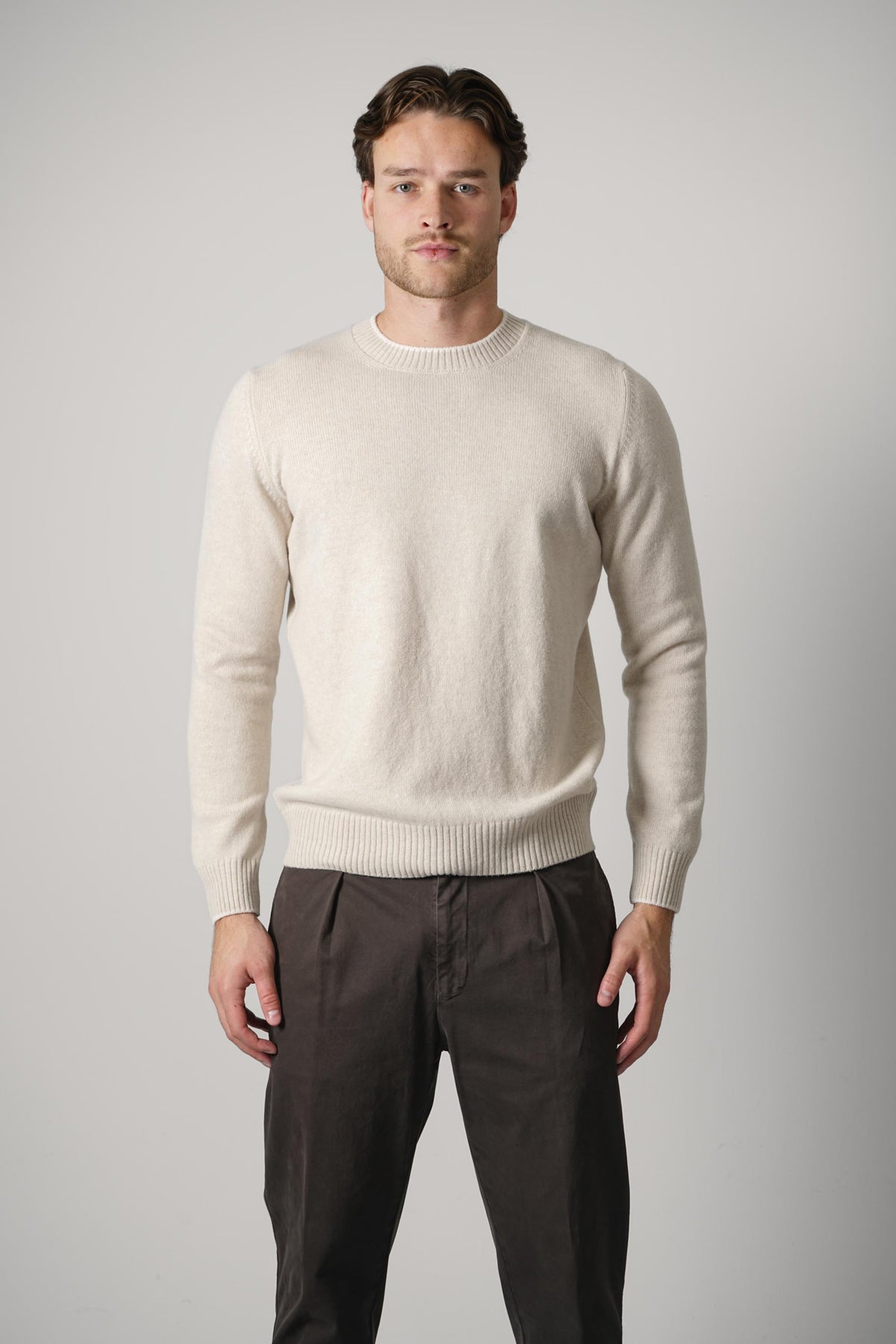 Gran Sasso Crew L/S – Beige