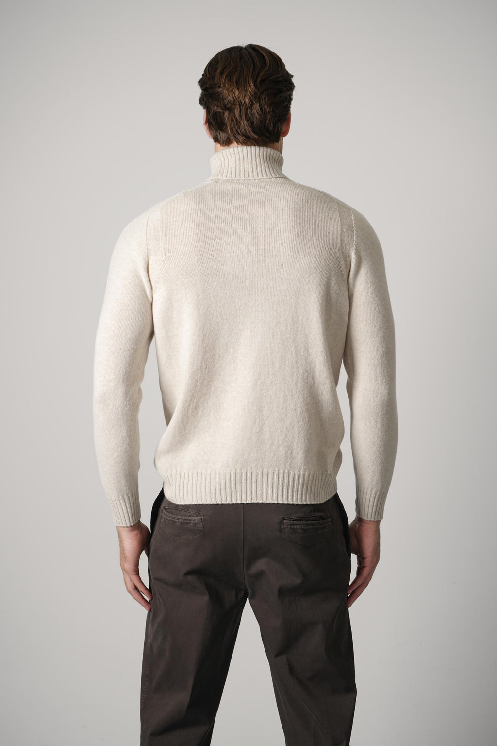Gran Sasso Turtle Neck – Beige