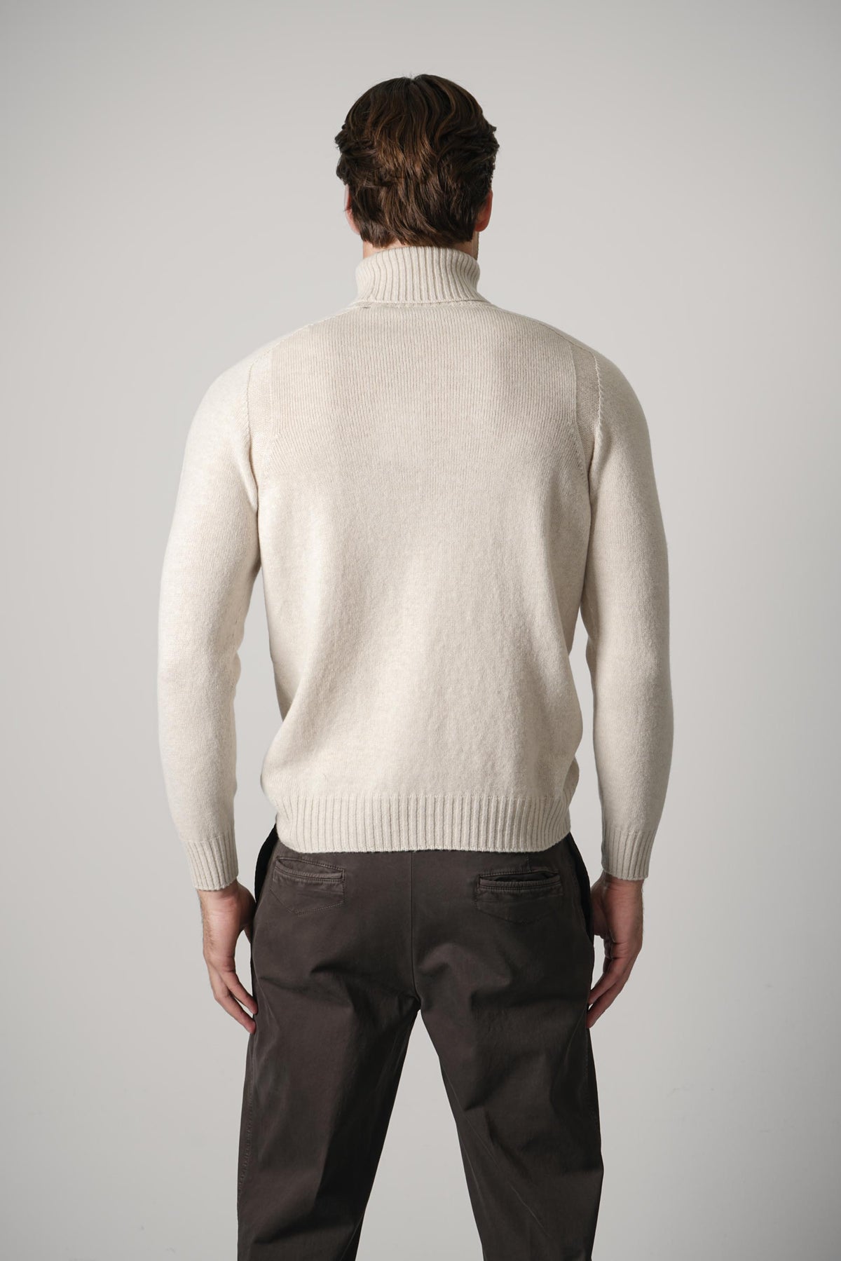 Gran Sasso Turtle Neck – Beige