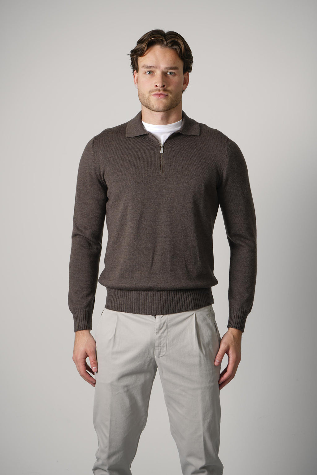 Gran Sasso Tennis L/S – Taupe
