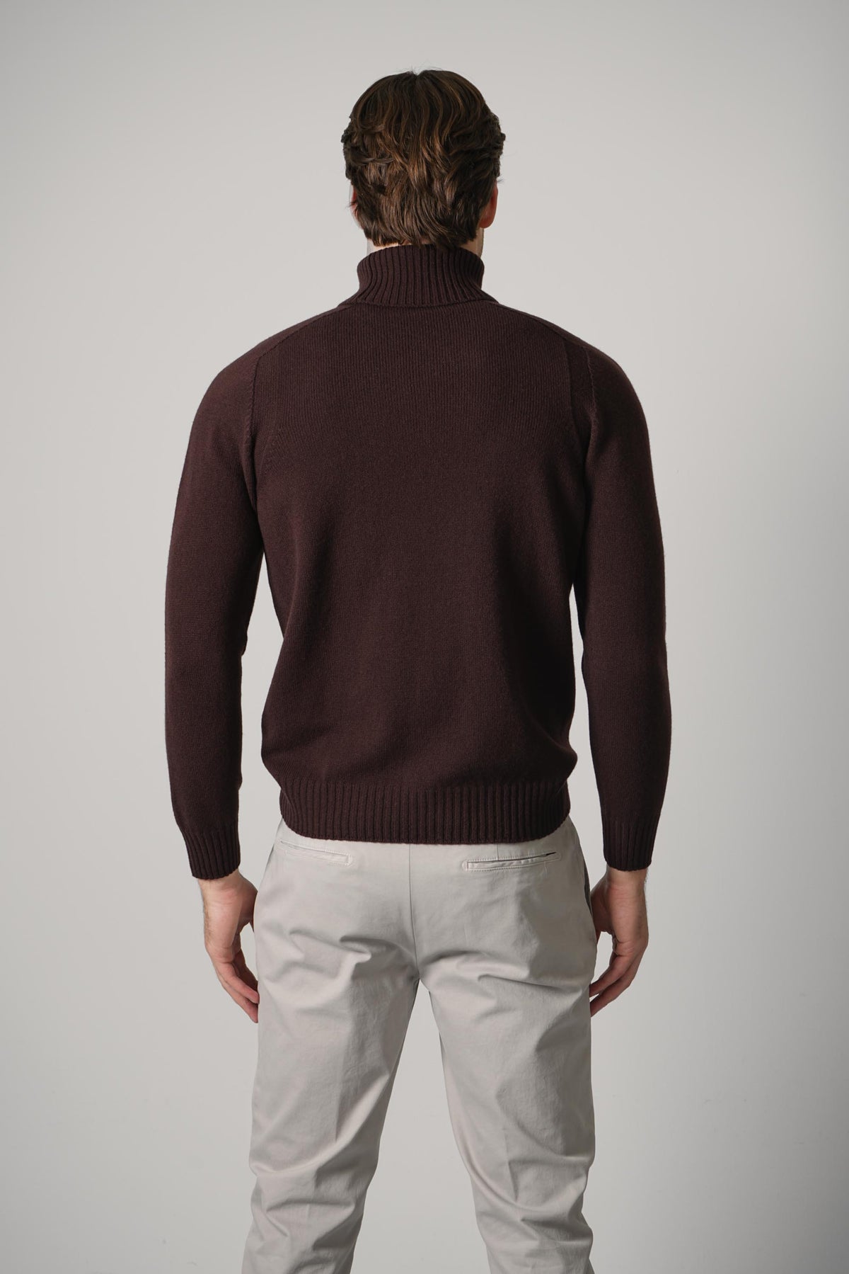 Gran Sasso Turtle Neck – Brown
