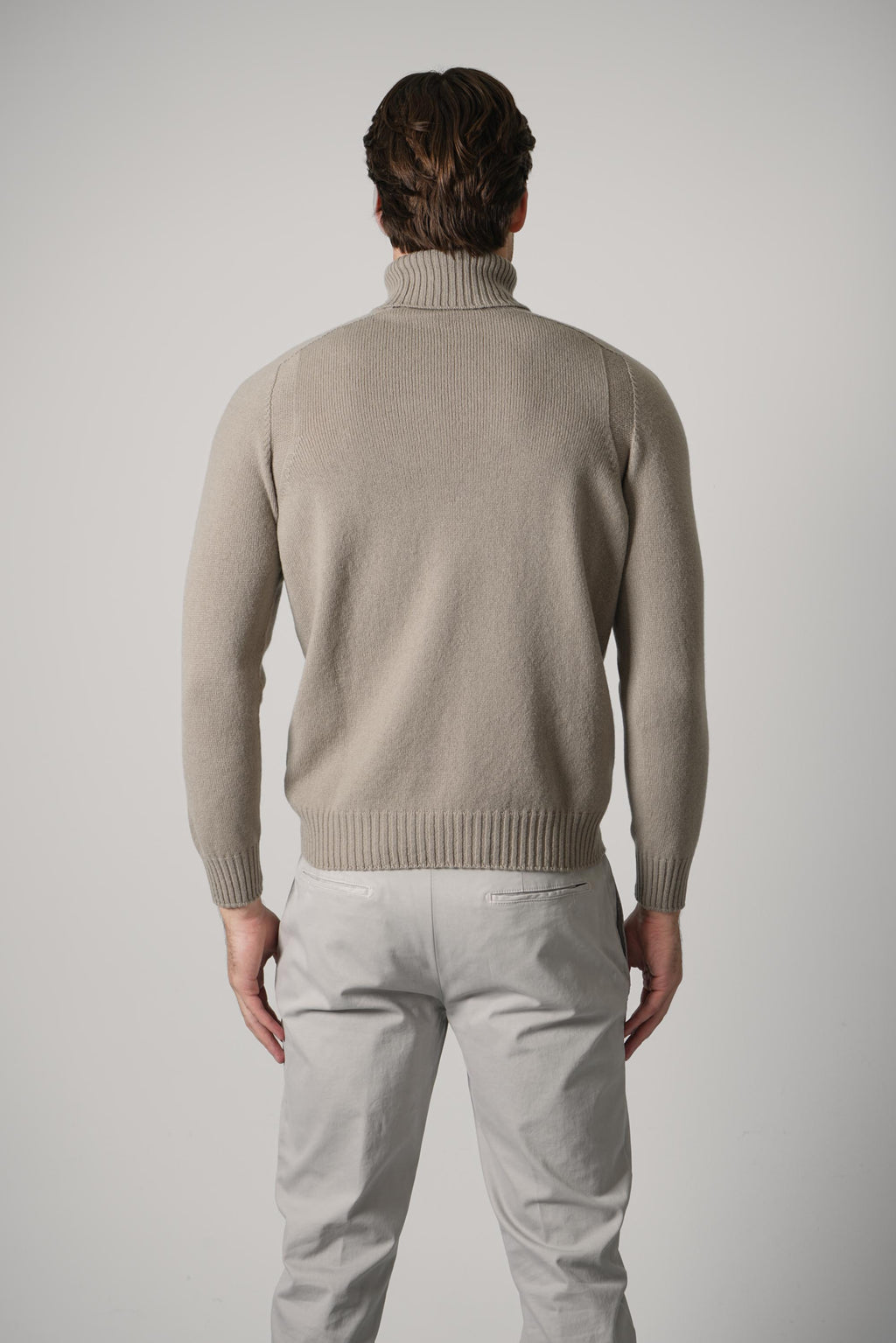 Gran Sasso Turtle Neck – Greige