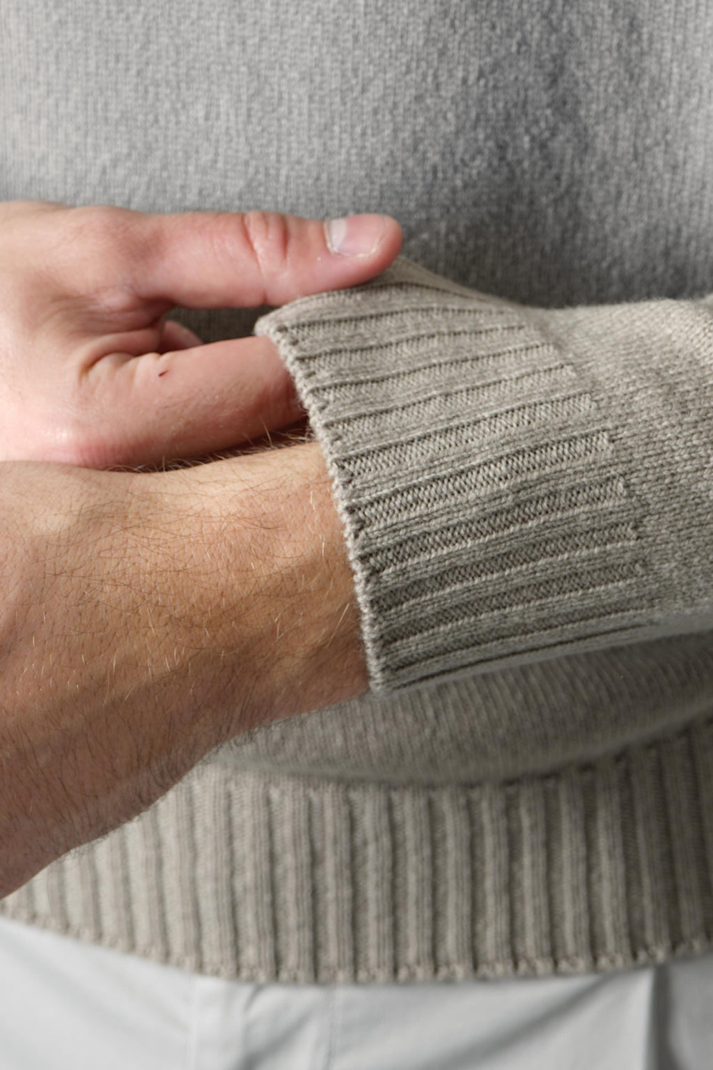 Gran Sasso Turtle Neck – Greige