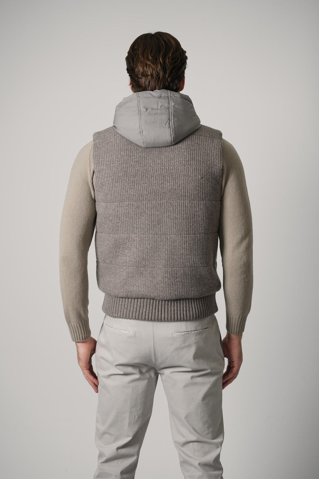 Gran Sasso Sleeveless Jacket – Greige