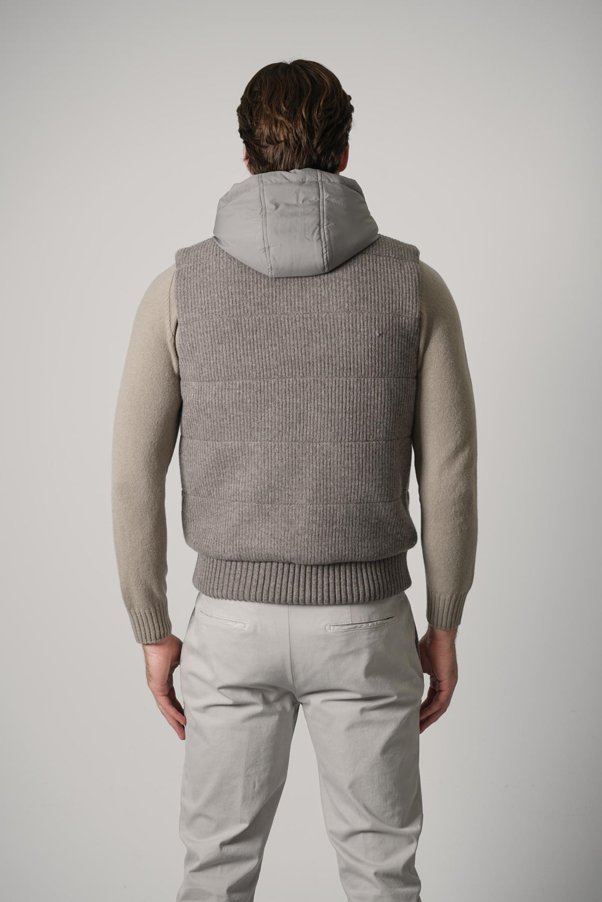 Gran Sasso Sleeveless Jacket – Greige