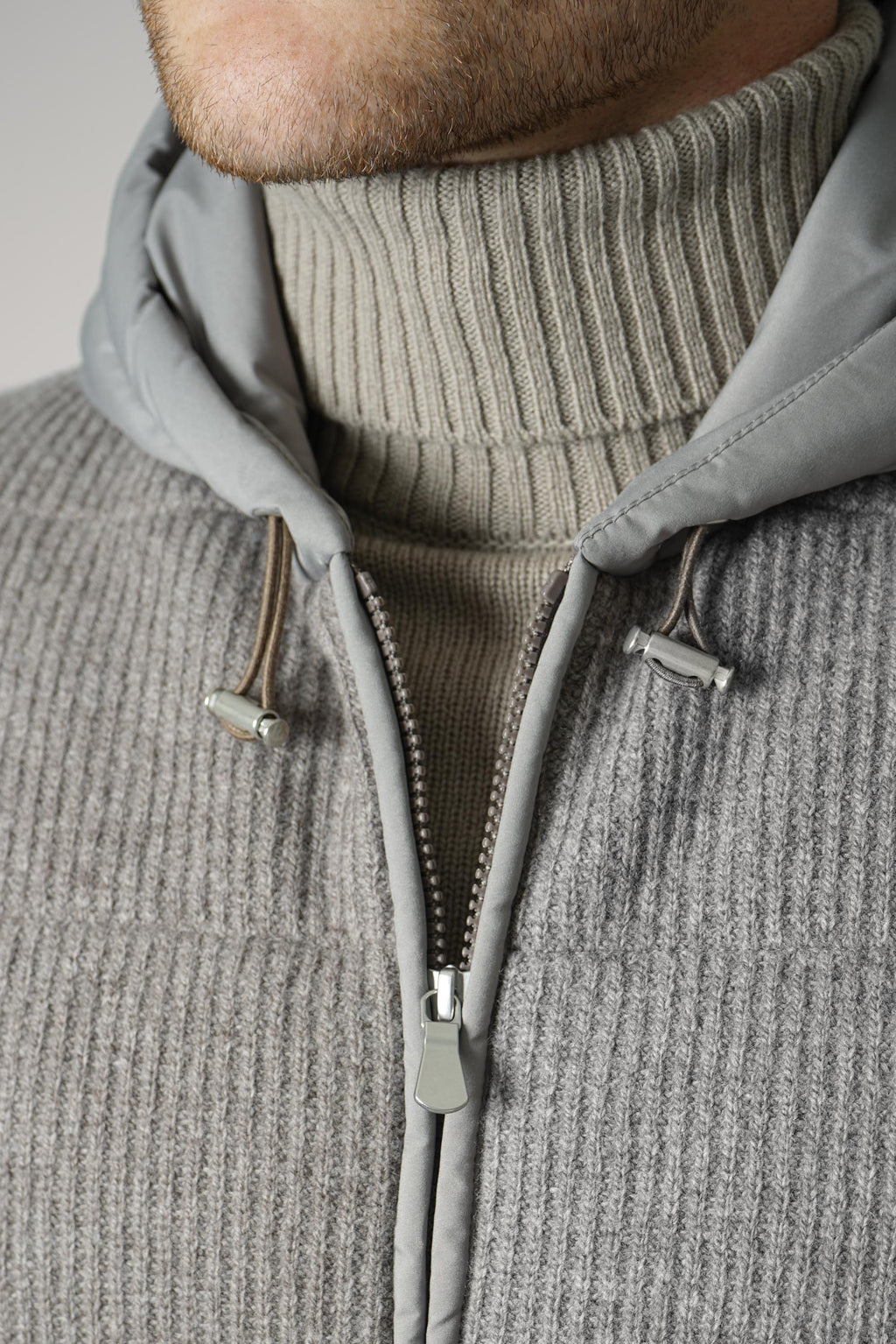 Gran Sasso Sleeveless Jacket – Greige