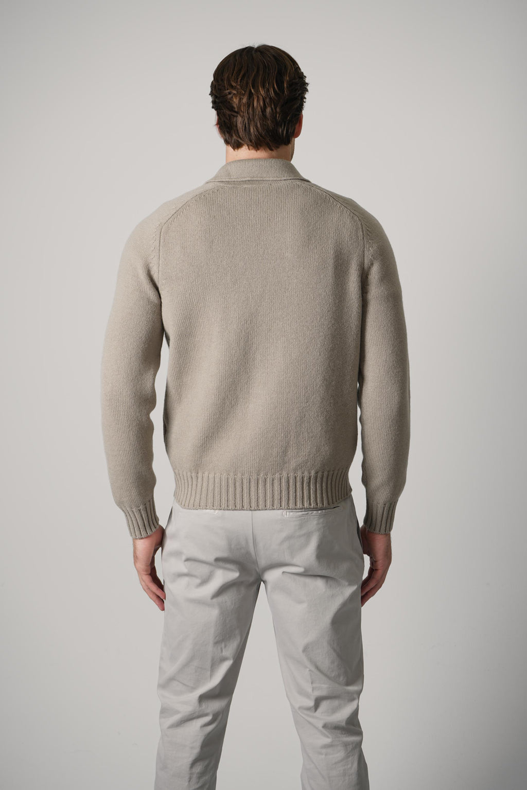 Gran Sasso Knitted Overshirt – Sand