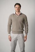Gran Sasso Tennis L/S Skipper – Greige