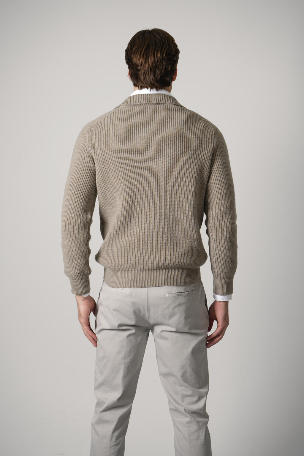 Gran Sasso Tennis L/S Skipper – Greige