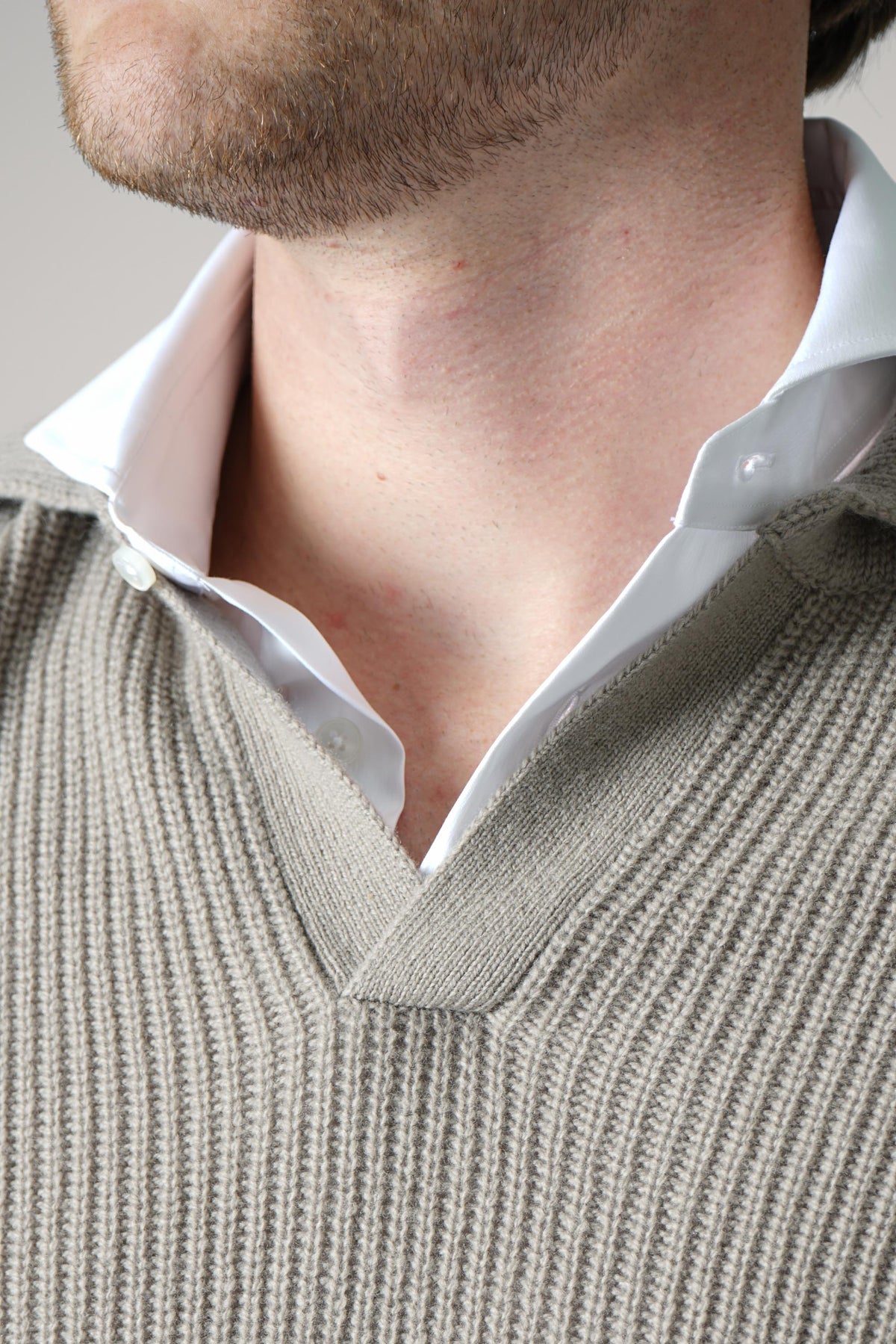 Gran Sasso Tennis L/S Skipper – Greige