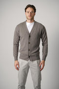 Gran Sasso Cardigan L/S Relaxed Fit – Greige