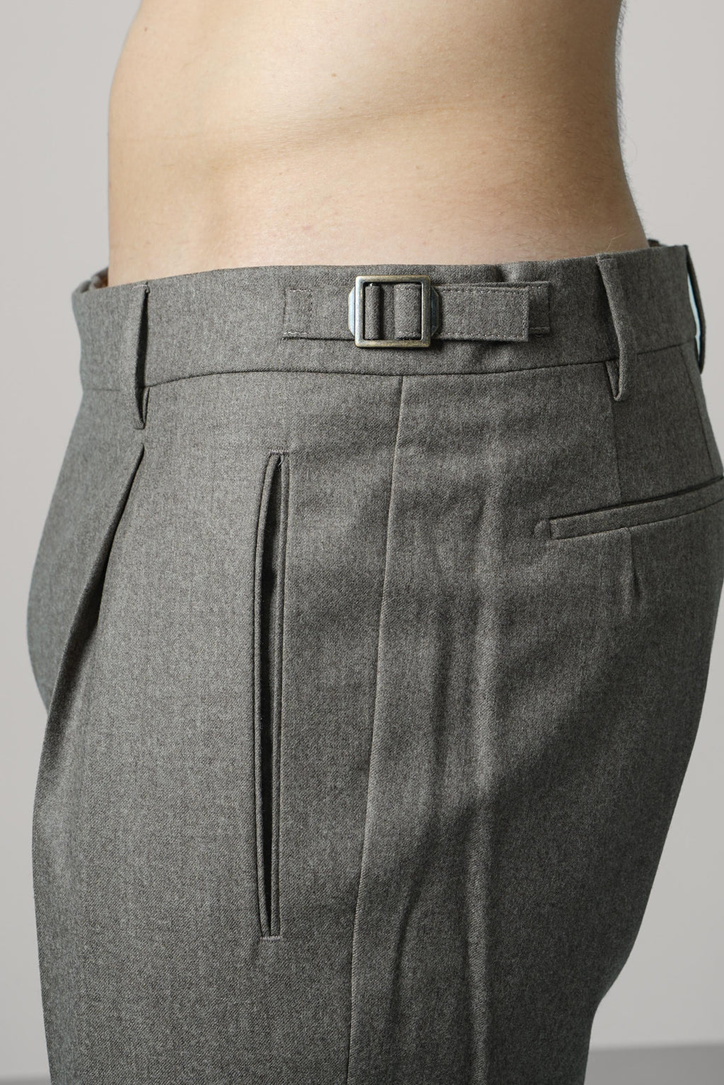 Berwich Retrolong Trousers – Dk Beige