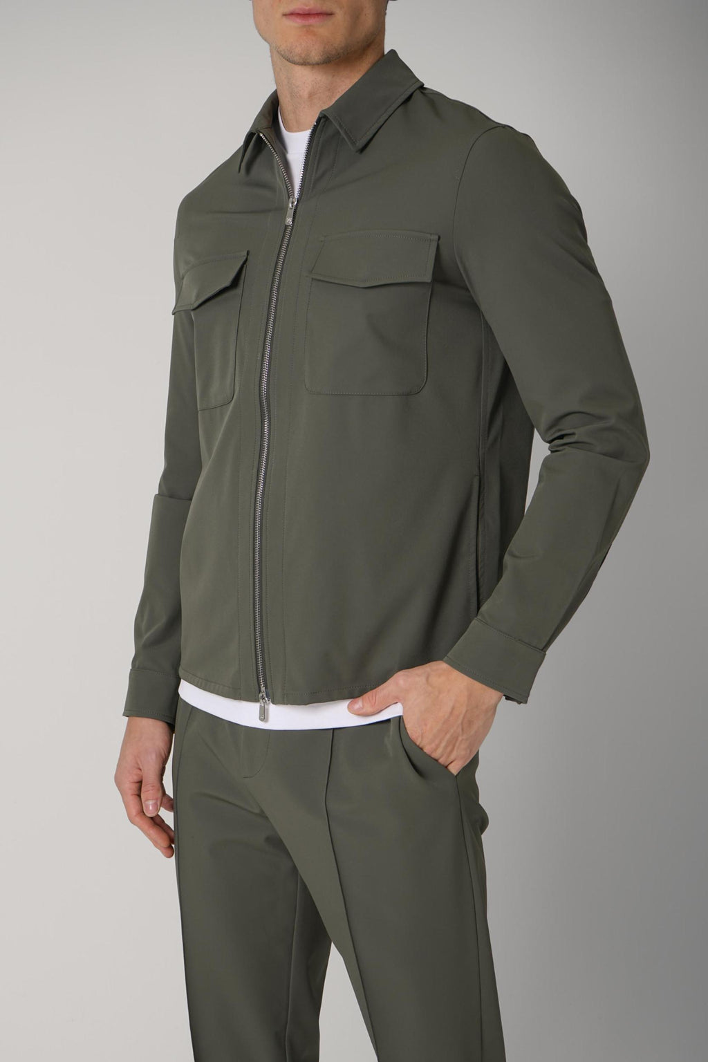 03 Marco Pescarolo Urus Overshirt Green