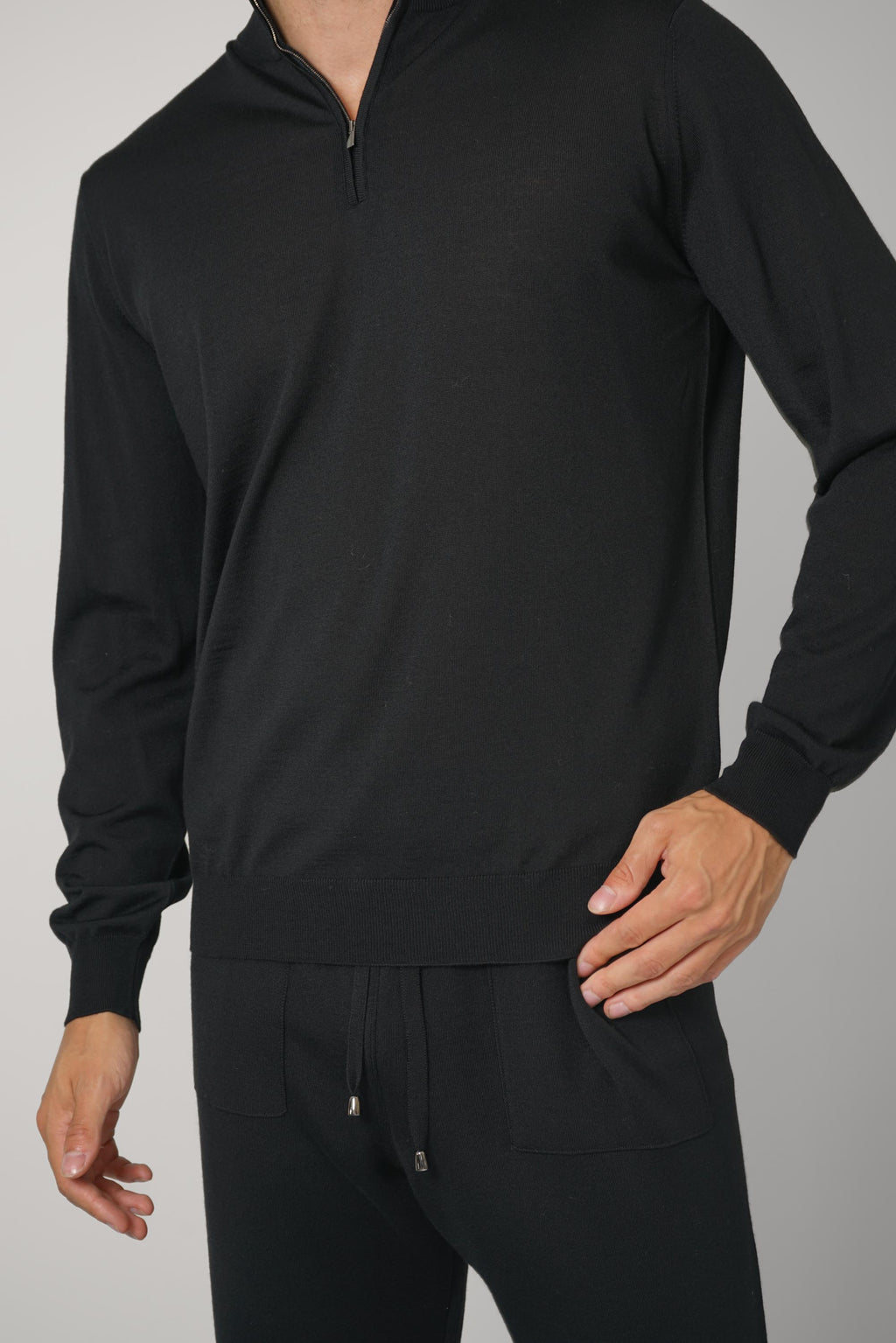 Mezza Zip ML RM16R – Nero