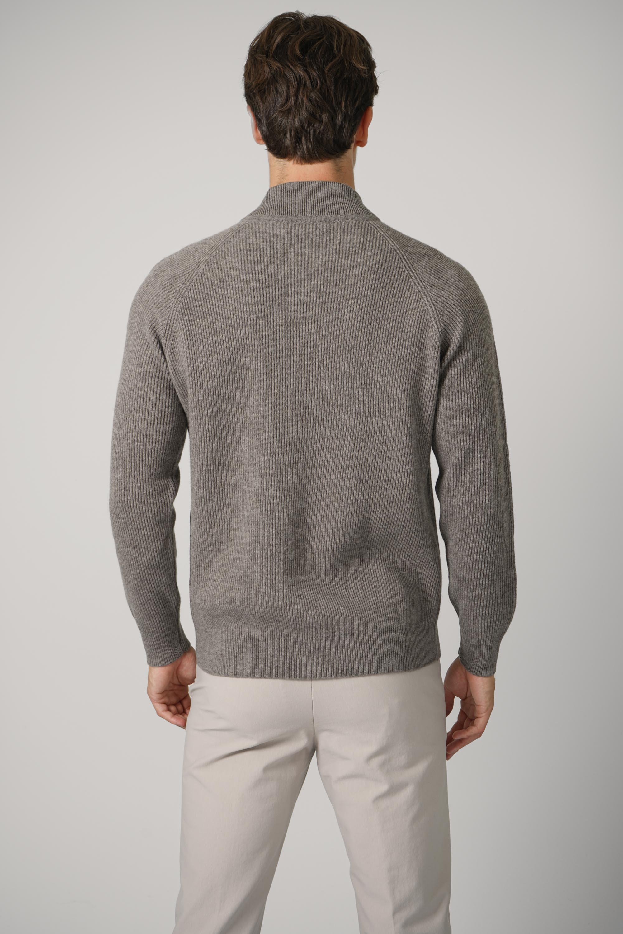 Bomber Zip ML Raglan WC12I – Tortora