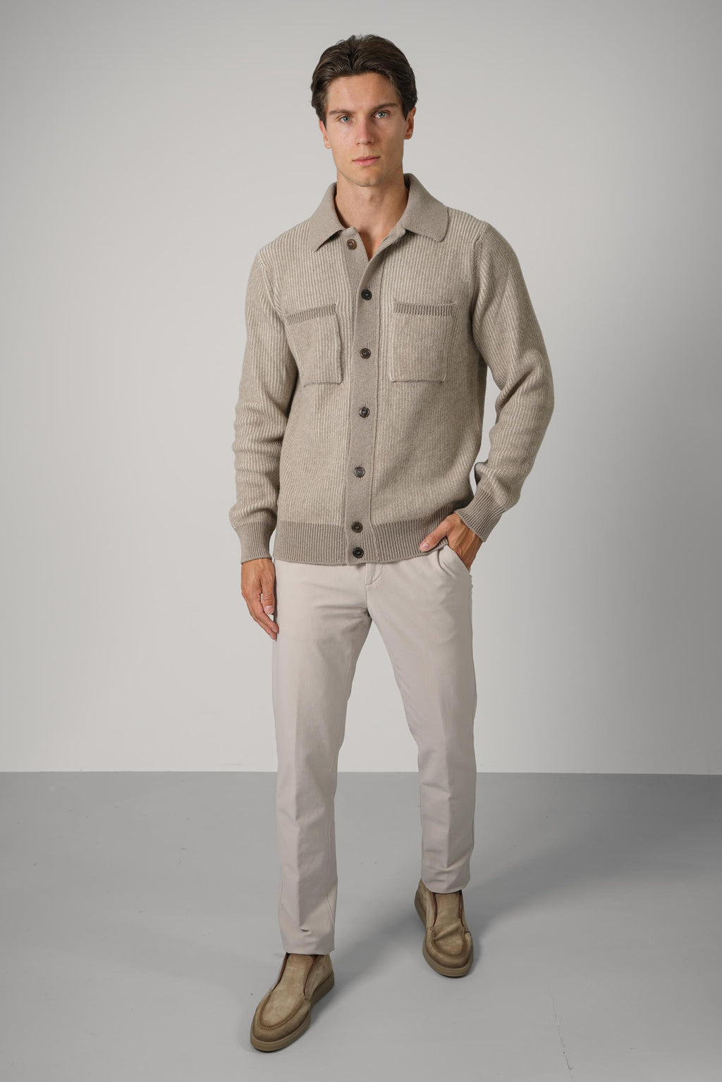 Camicia ML WC7P1 – Lino-Argento