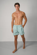 Amiri Patch Swimshort – Powder Teal