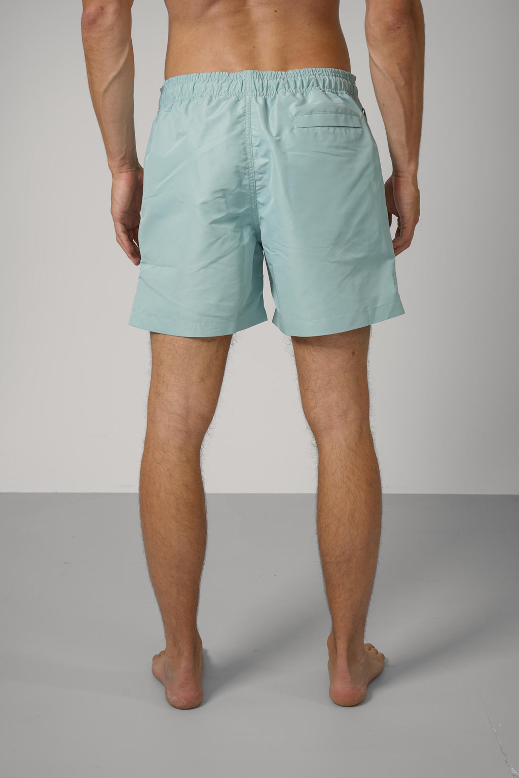 Amiri Patch Swimshort – Powder Teal