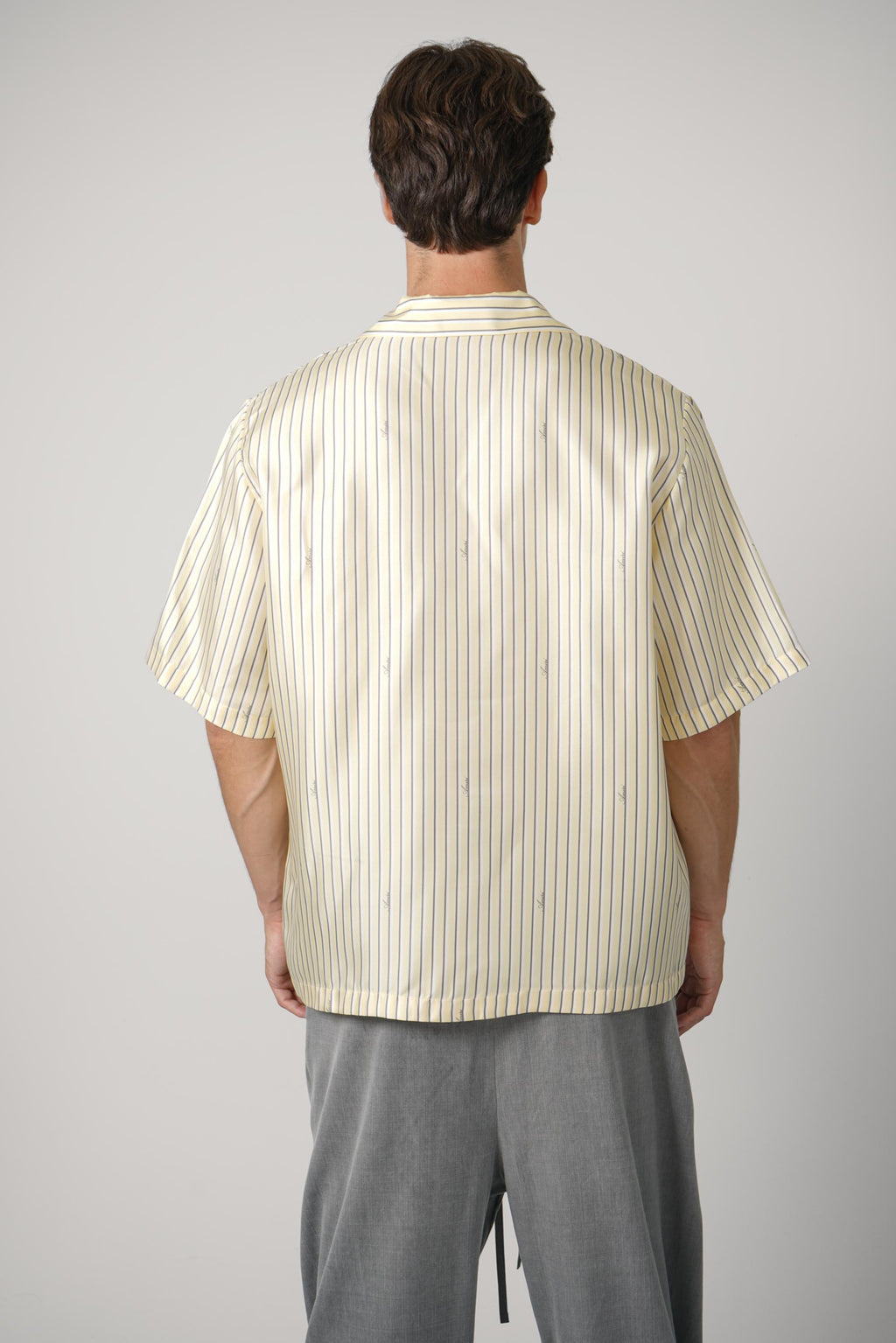 Script Stripe Se Camp Shirt – Sherbet Yellow