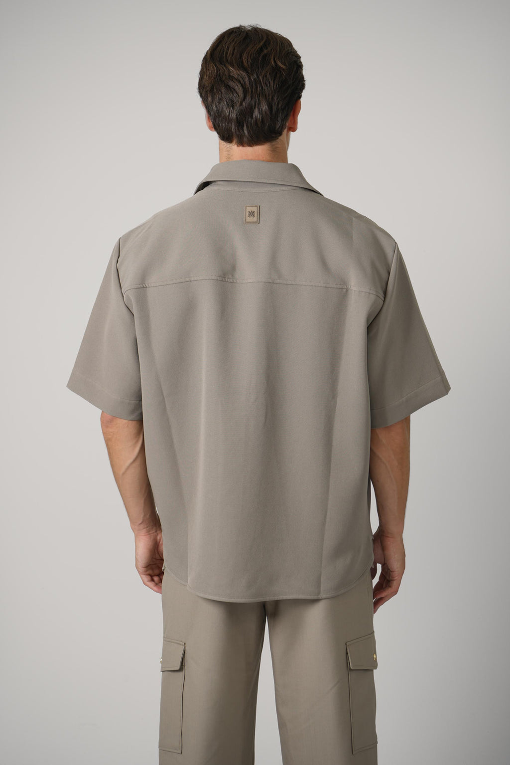 Amiri Patch Cady Ss Pkt Shirt – Dark Sand