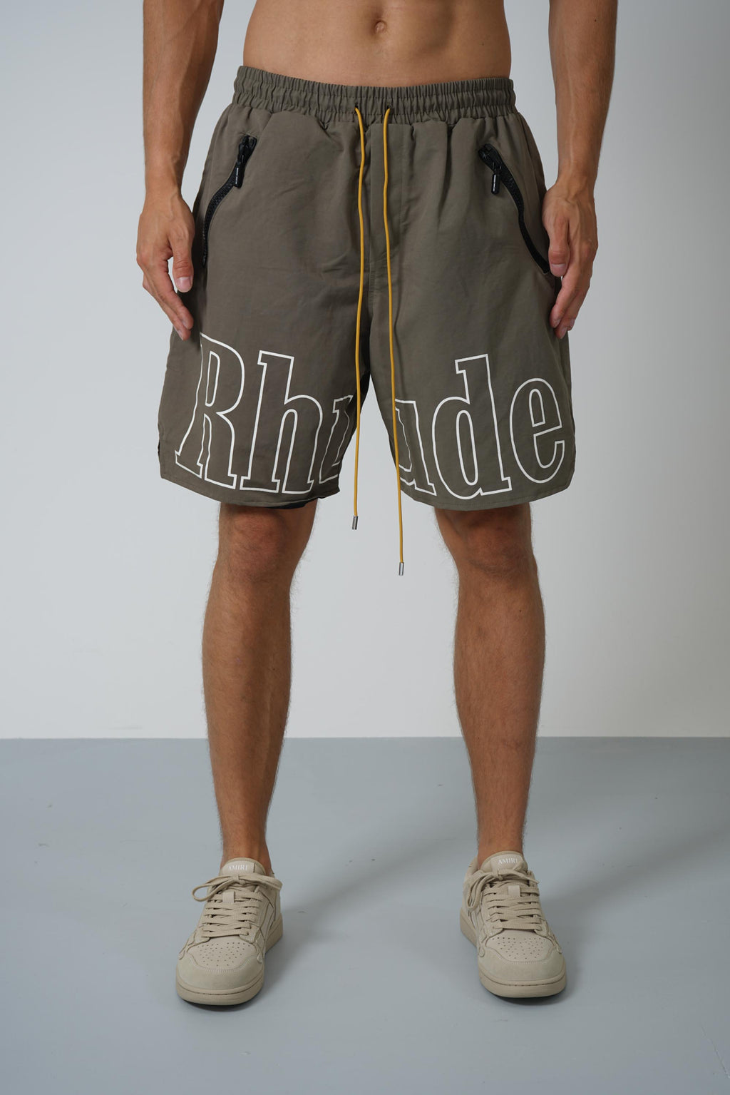 RH Logo Shorts Cotton – Taupe