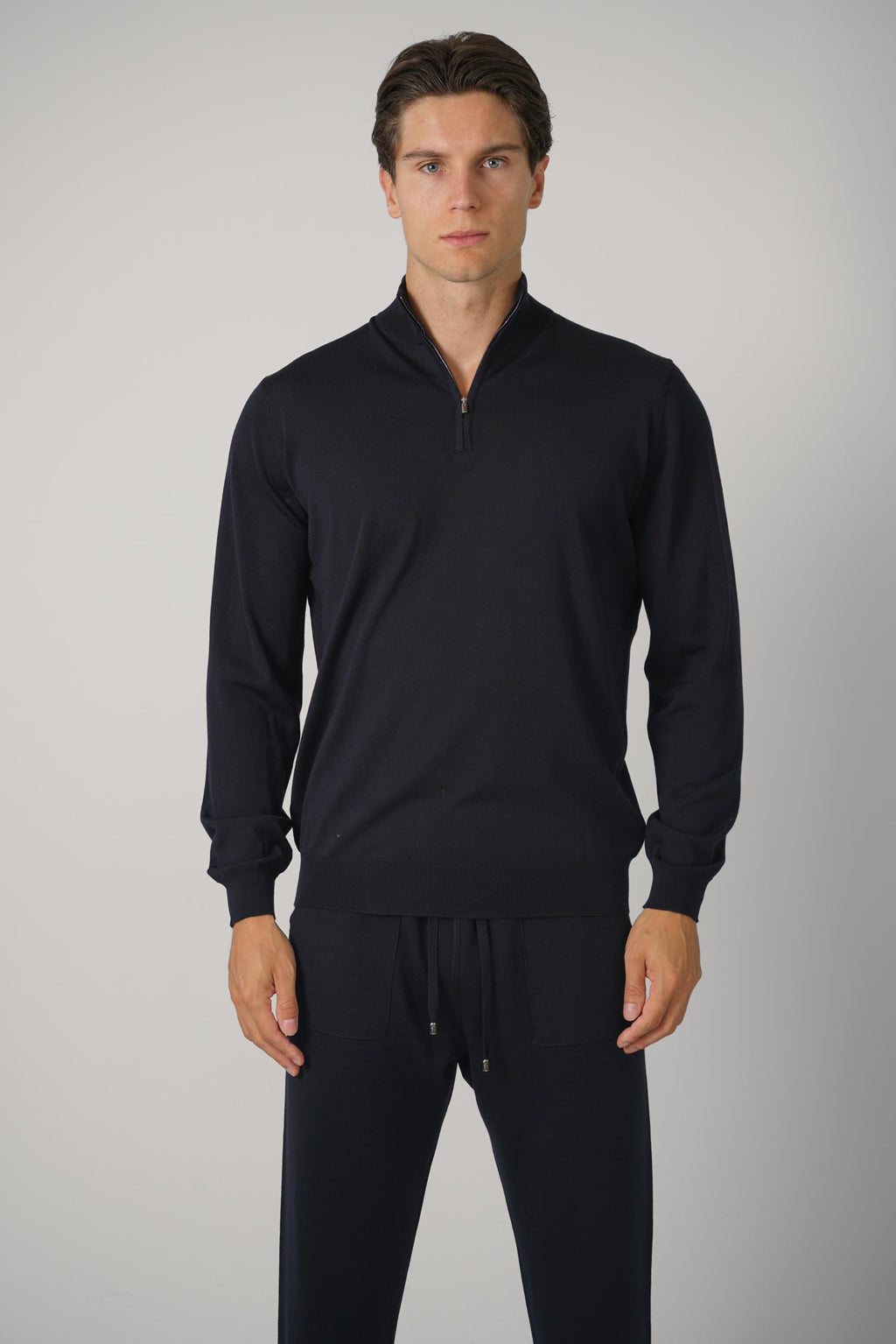 Mezza Zip ML RM16R – Navy