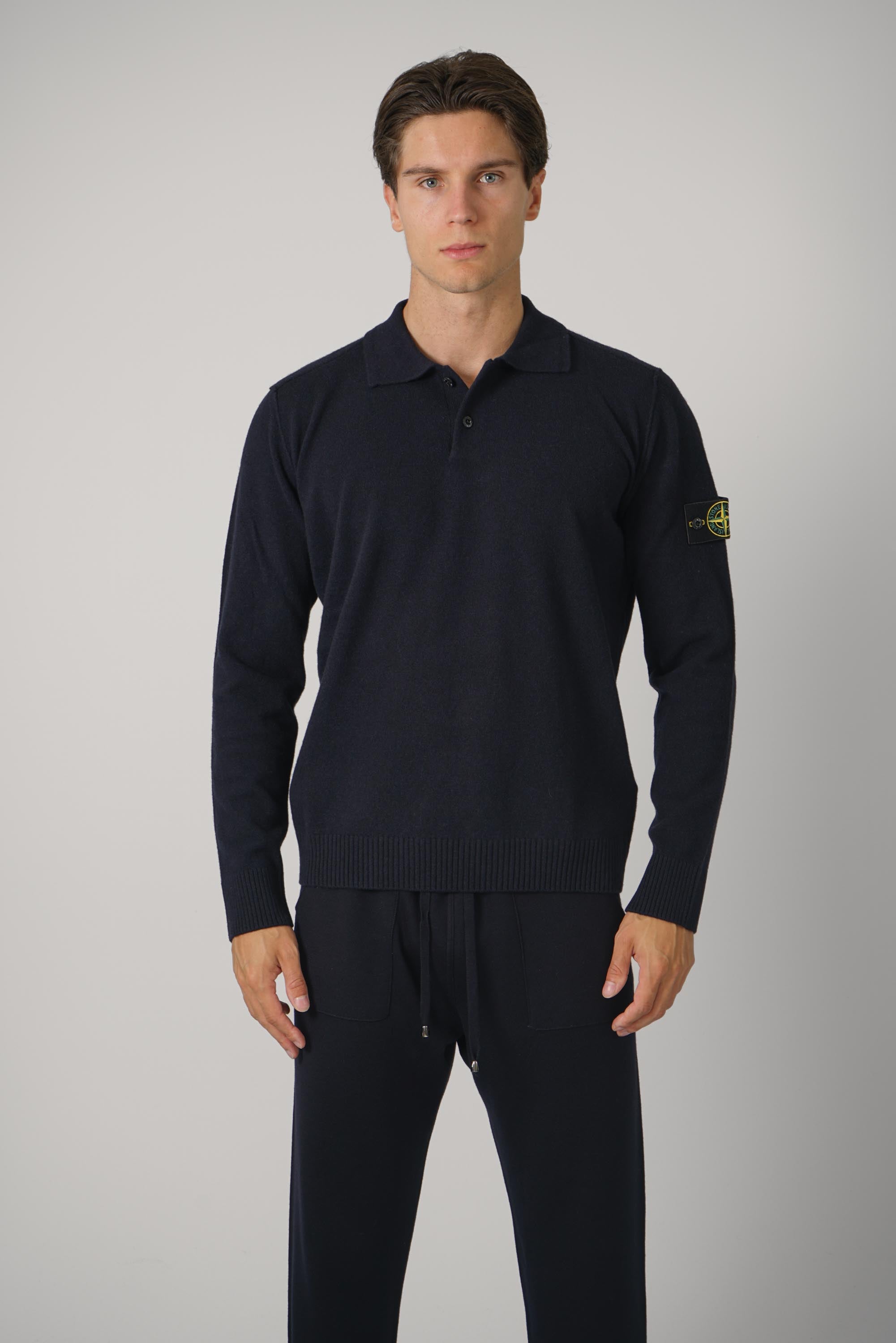 Longsleeve Polo – Navy Blue (5100018)
