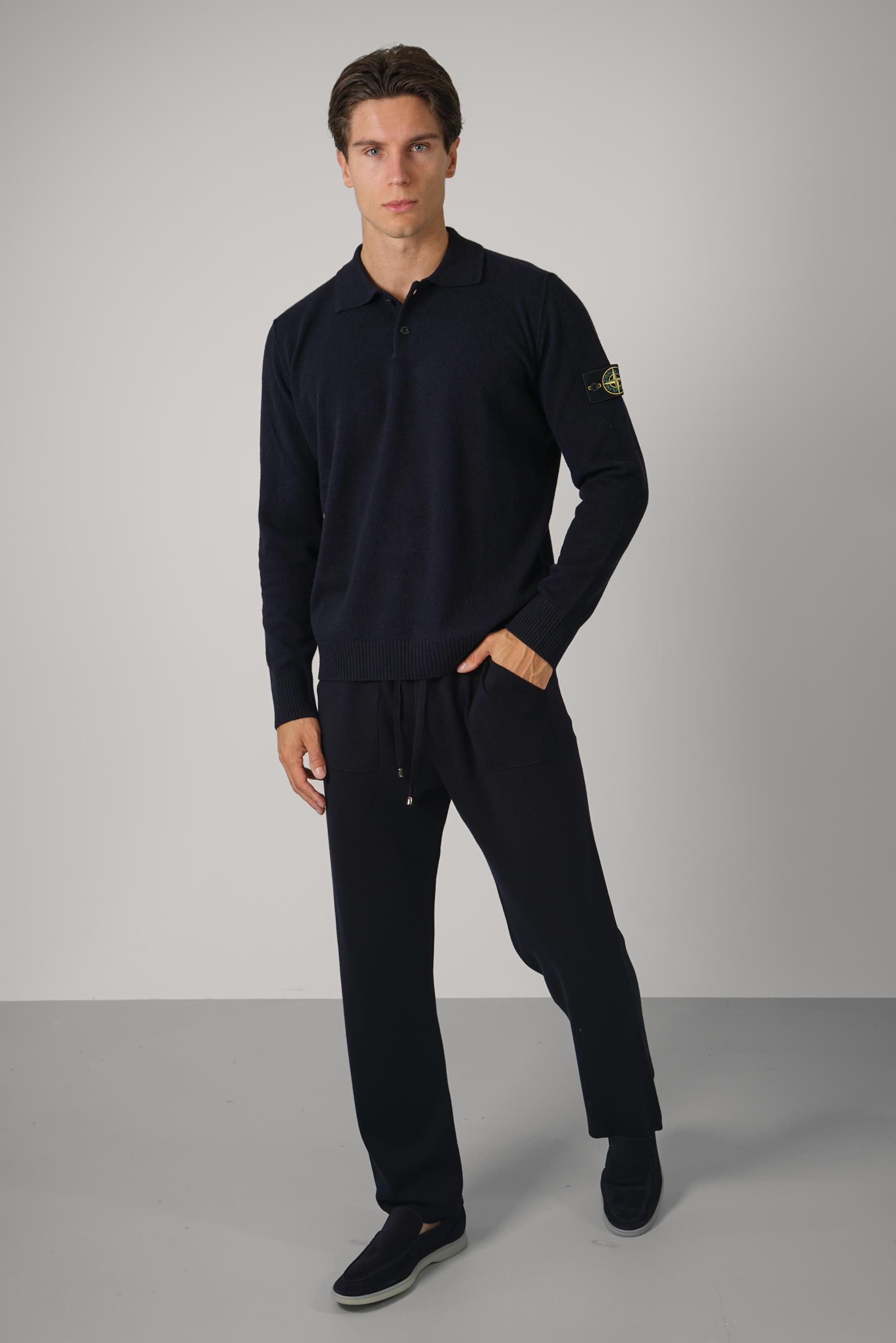 Longsleeve Polo – Navy Blue (5100018)