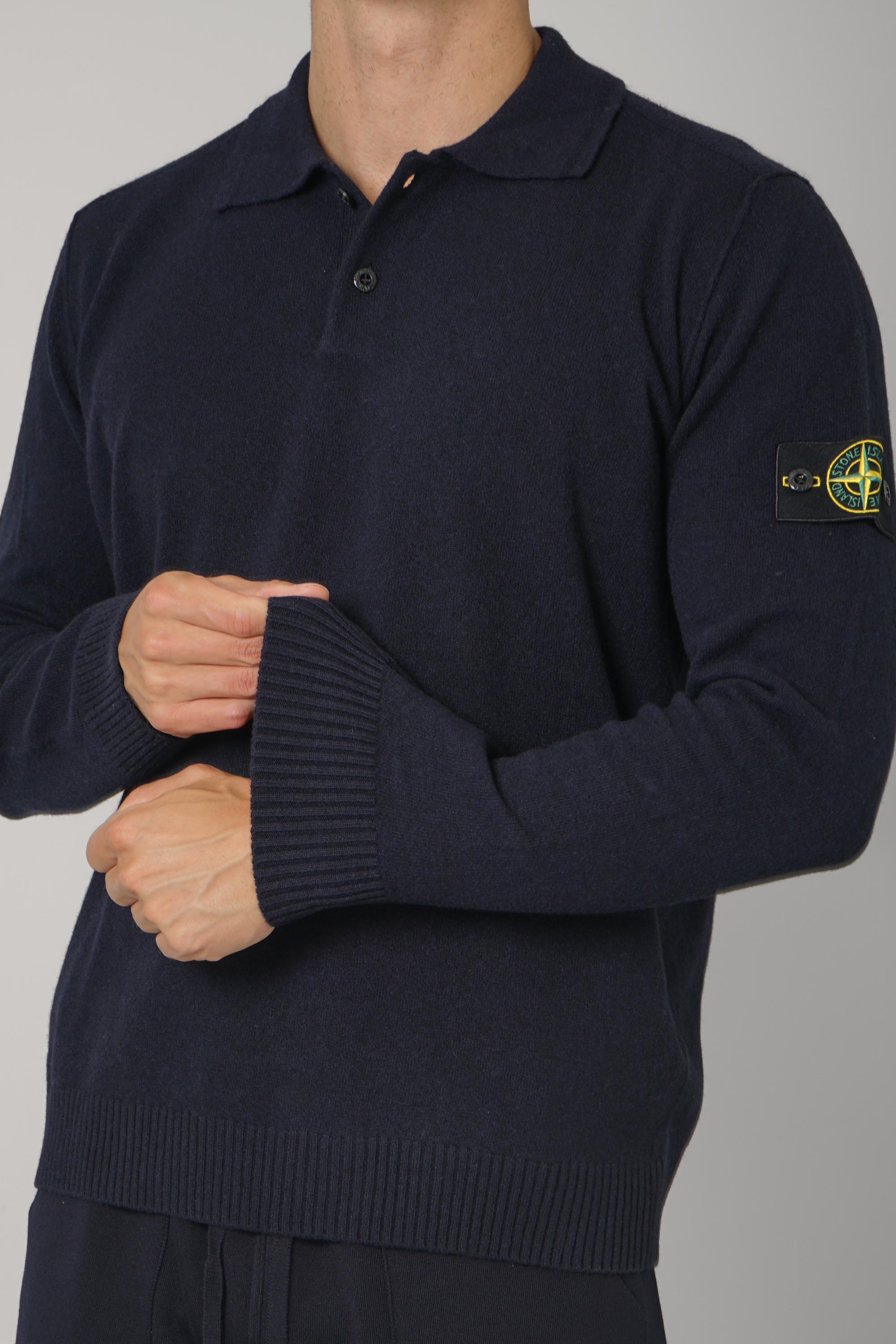 Longsleeve Polo – Navy Blue (5100018)