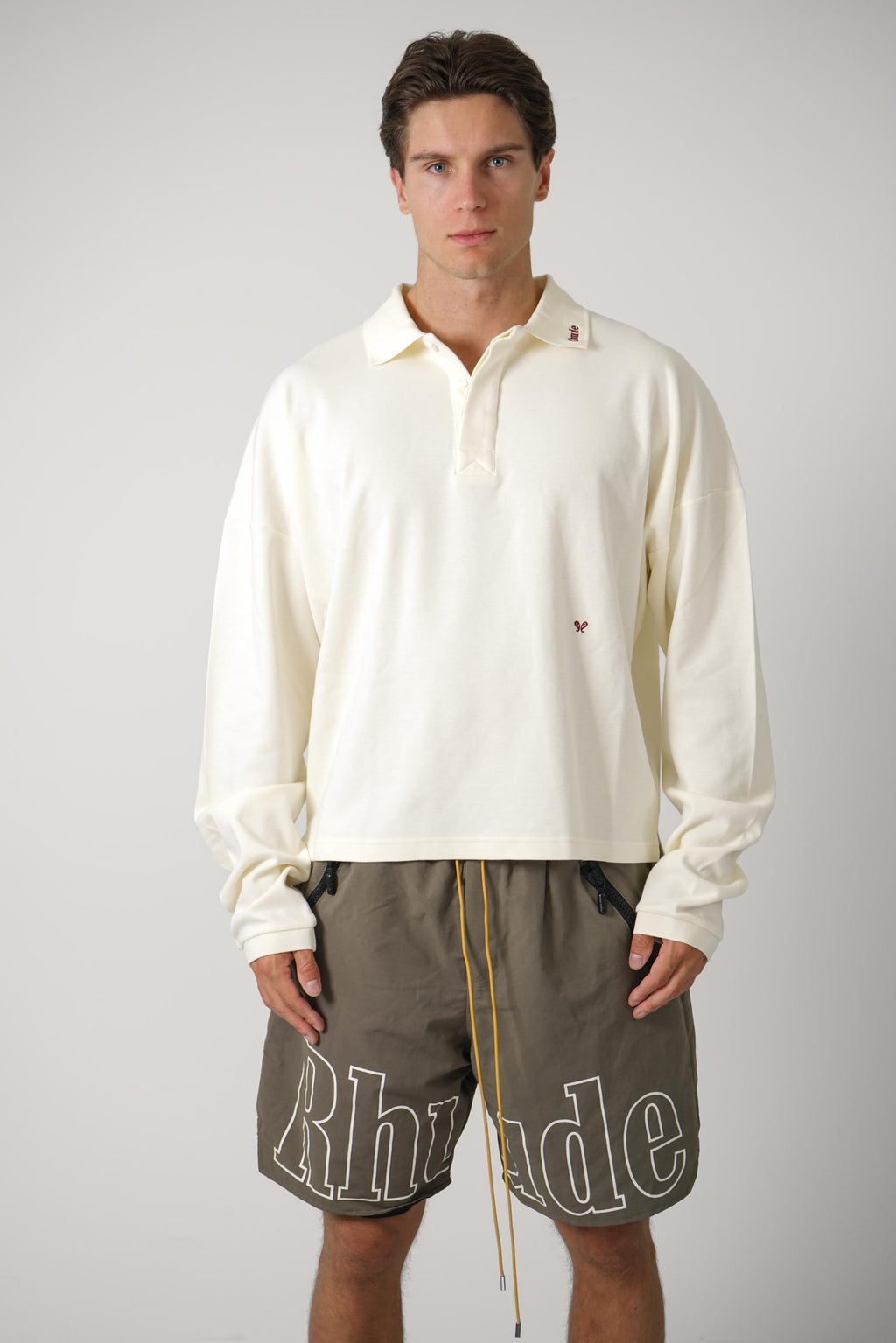 Fontaine LS Polo Shirt – Cream