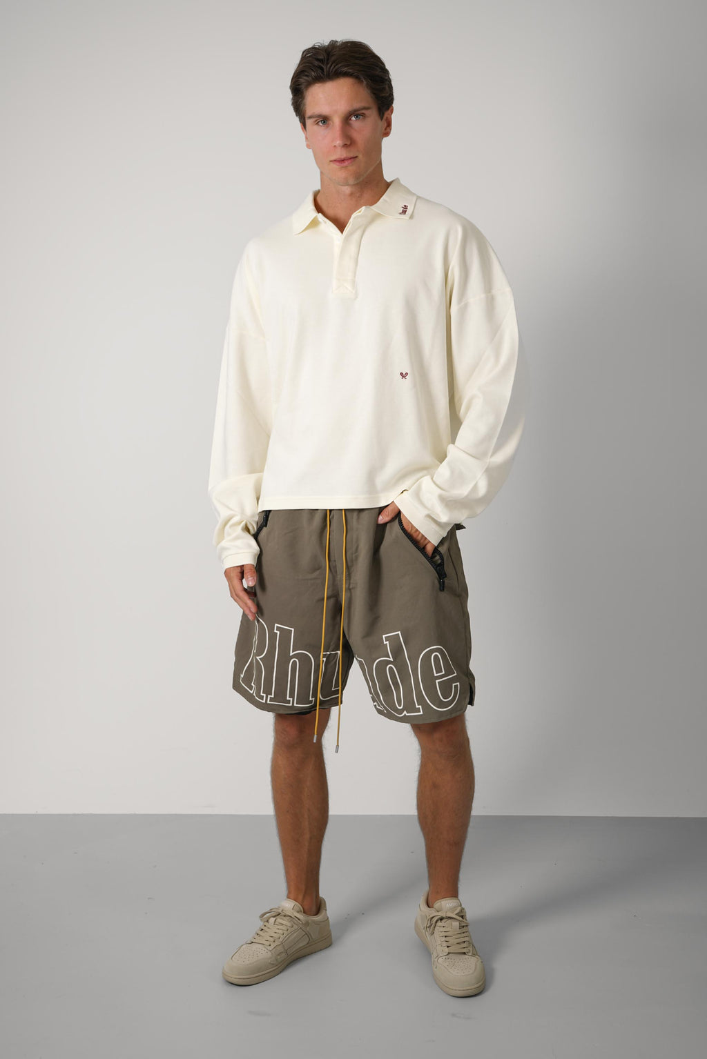 Fontaine LS Polo Shirt – Cream