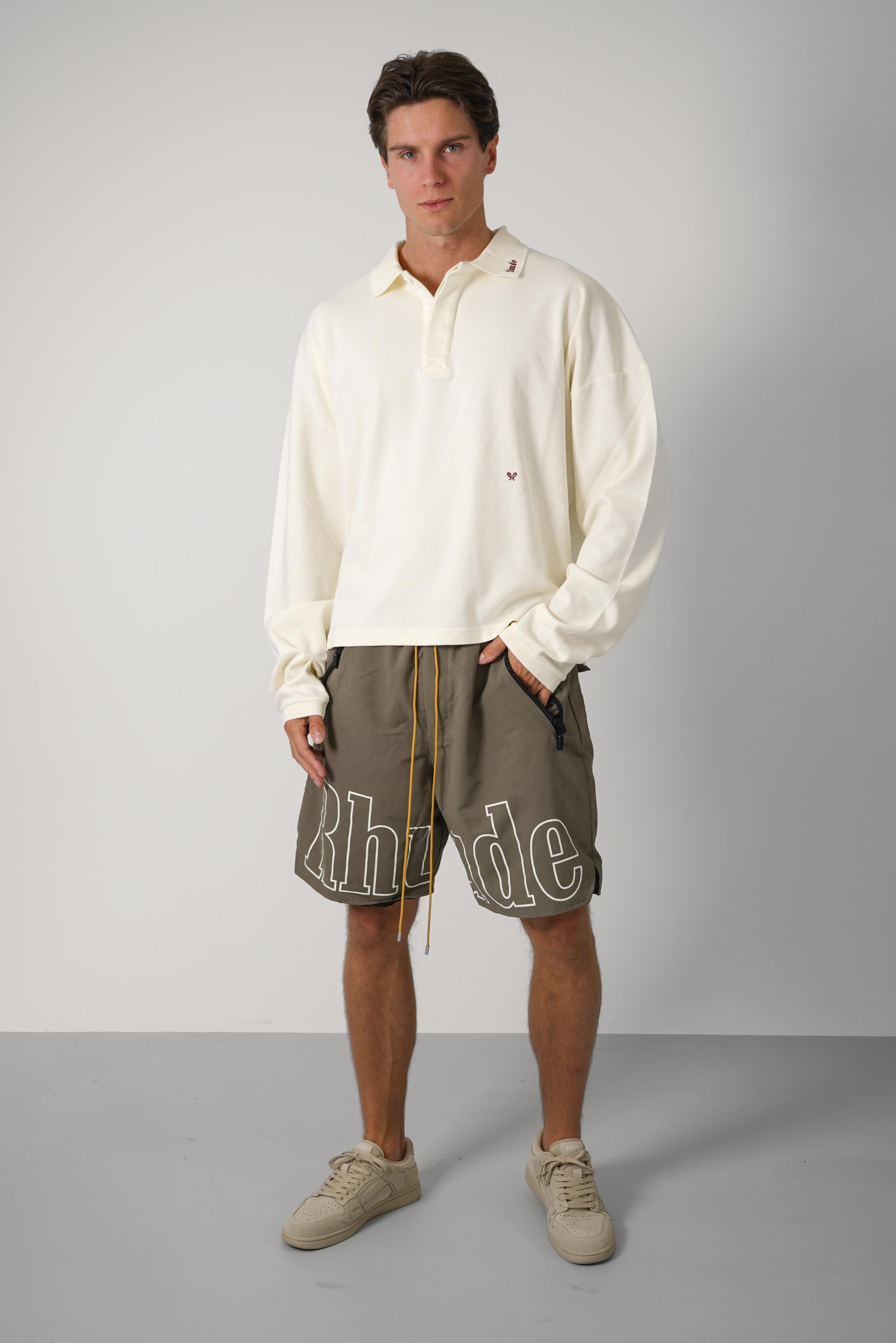 Fontaine LS Polo Shirt – Cream