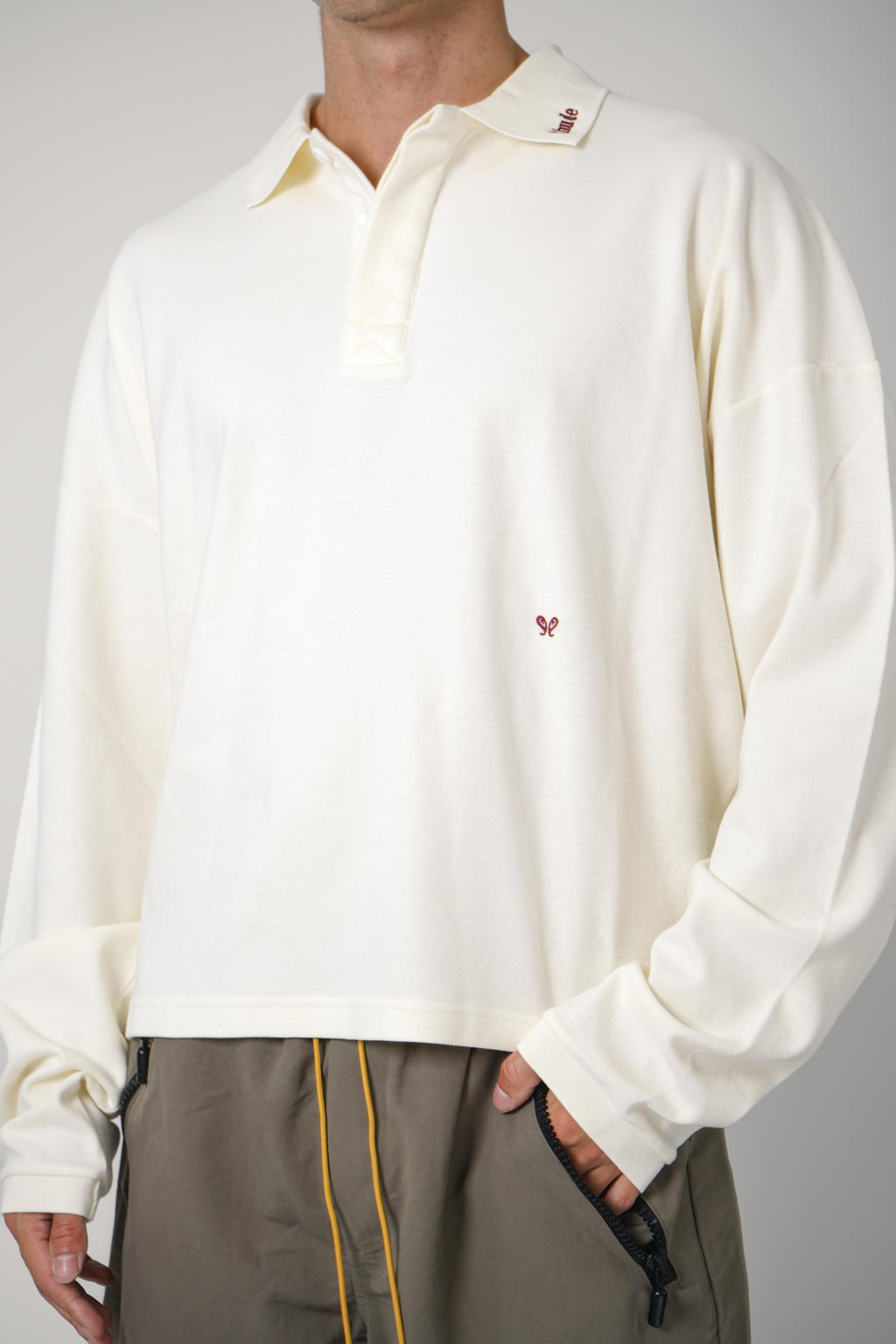 Fontaine LS Polo Shirt – Cream