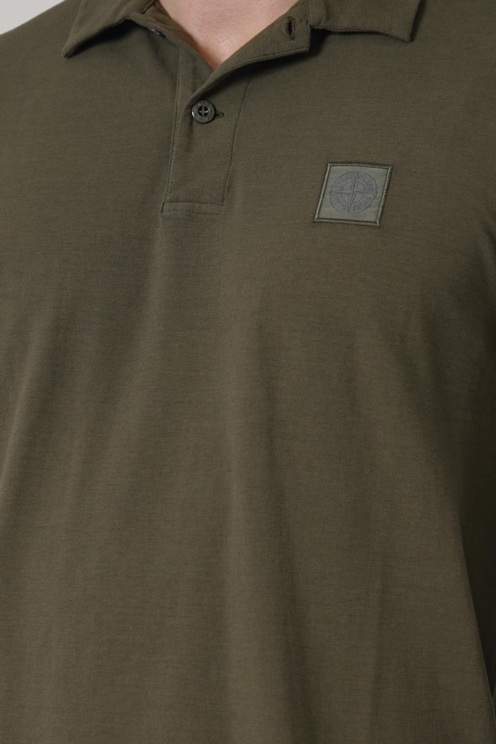 Longsleeve Polo – Military Green (2200005)