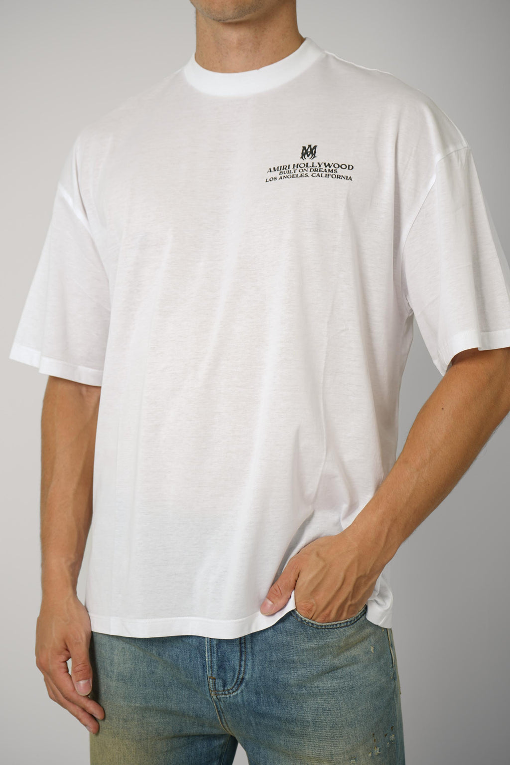 Built On Dreams Os Tee – White