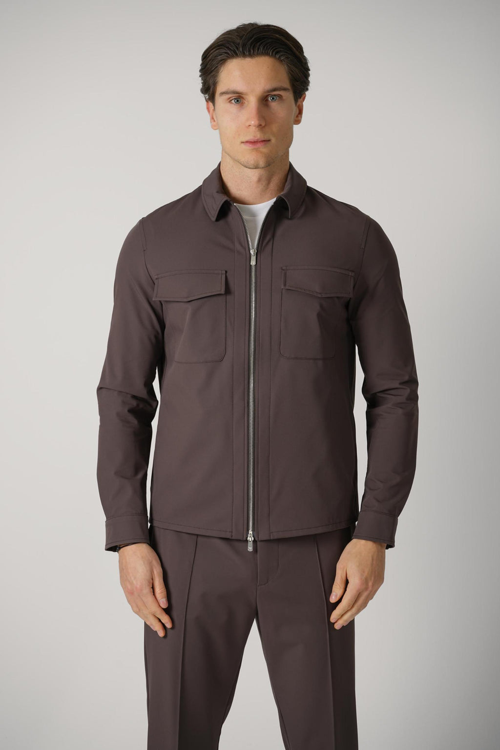 04 Marco Pescarolo Urus Overshirt Brown