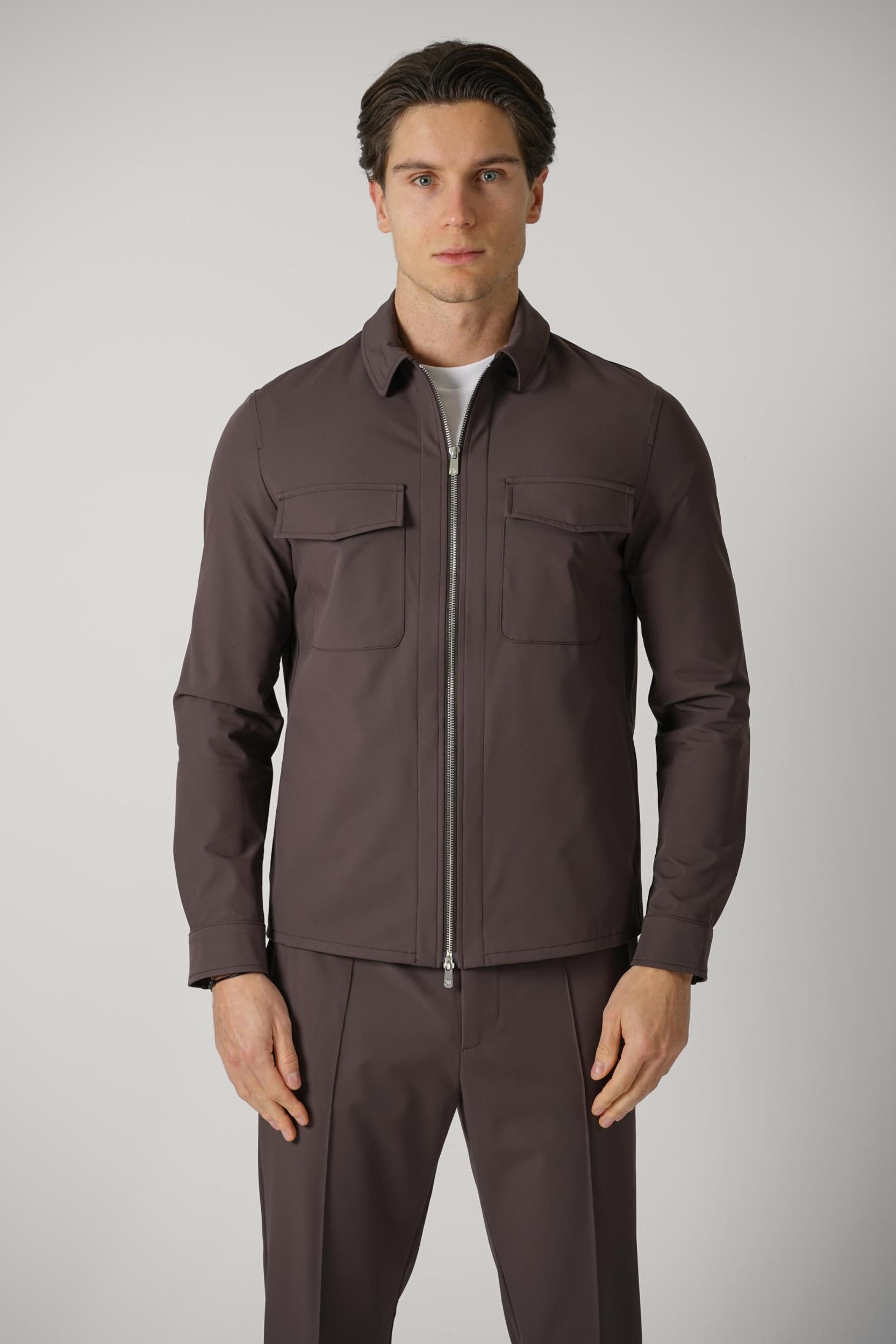 04 Marco Pescarolo Urus Overshirt Brown