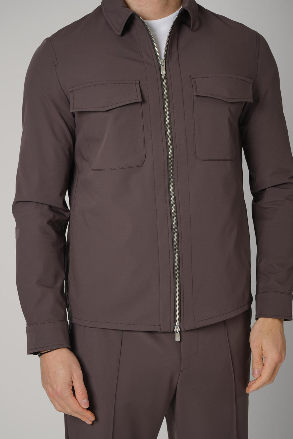 04 Marco Pescarolo Urus Overshirt Brown