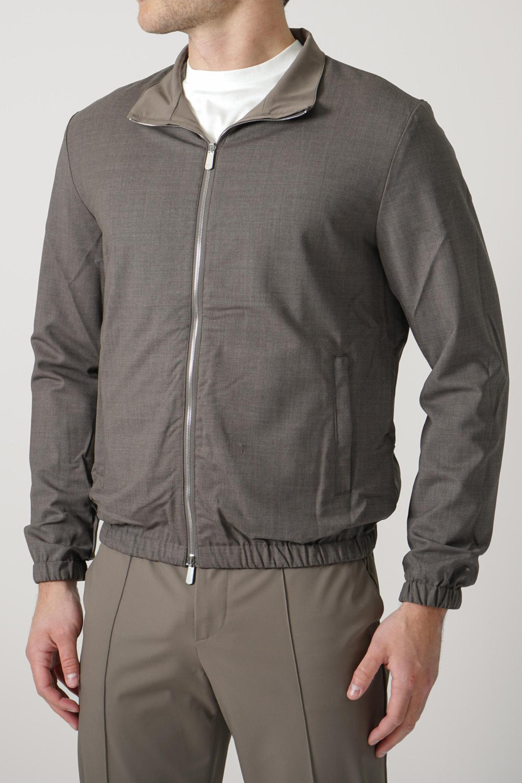 05 Marco Pescarolo Reversible Forzad Jacket Taupe