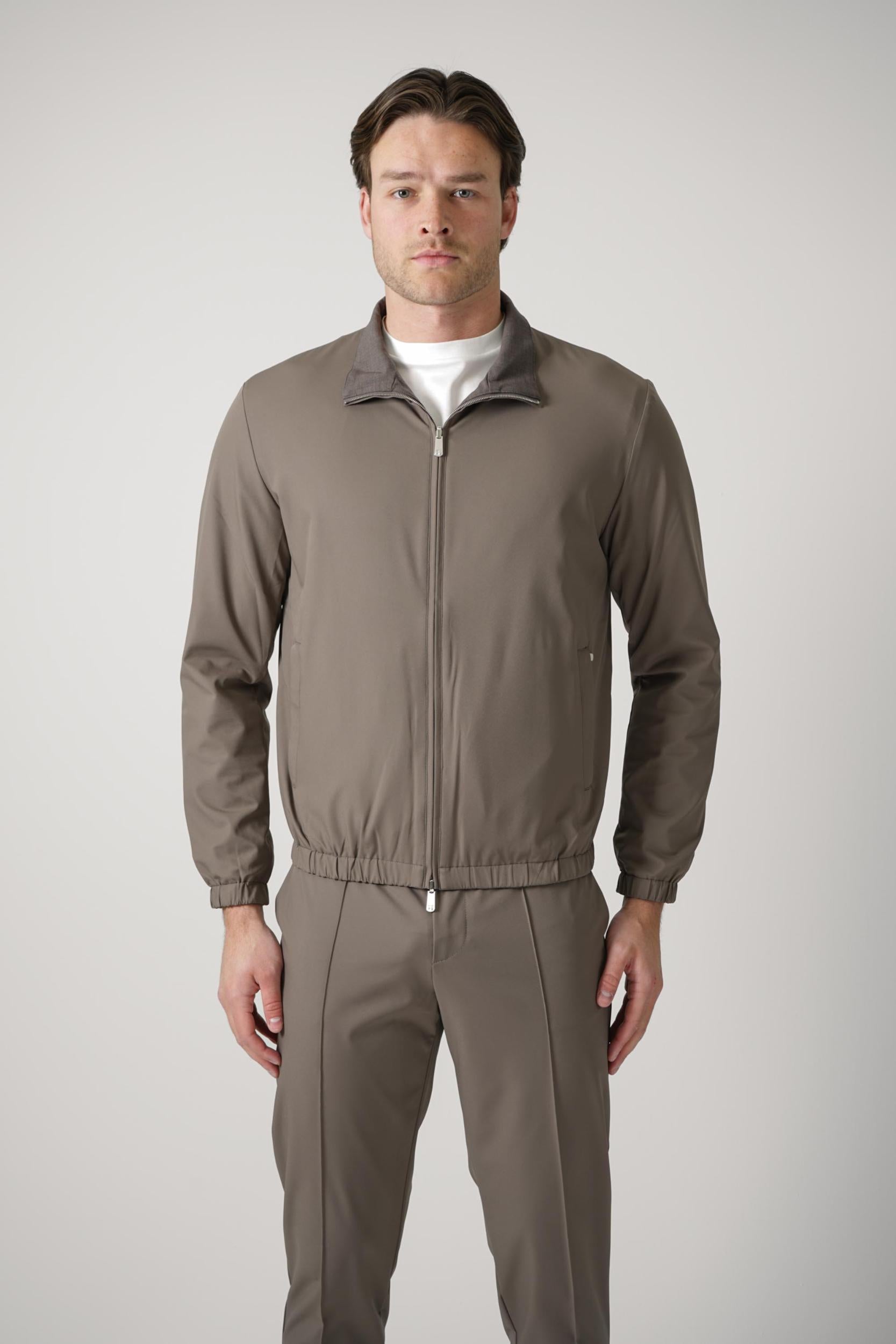 05 Marco Pescarolo Reversible Forzad Jacket Taupe