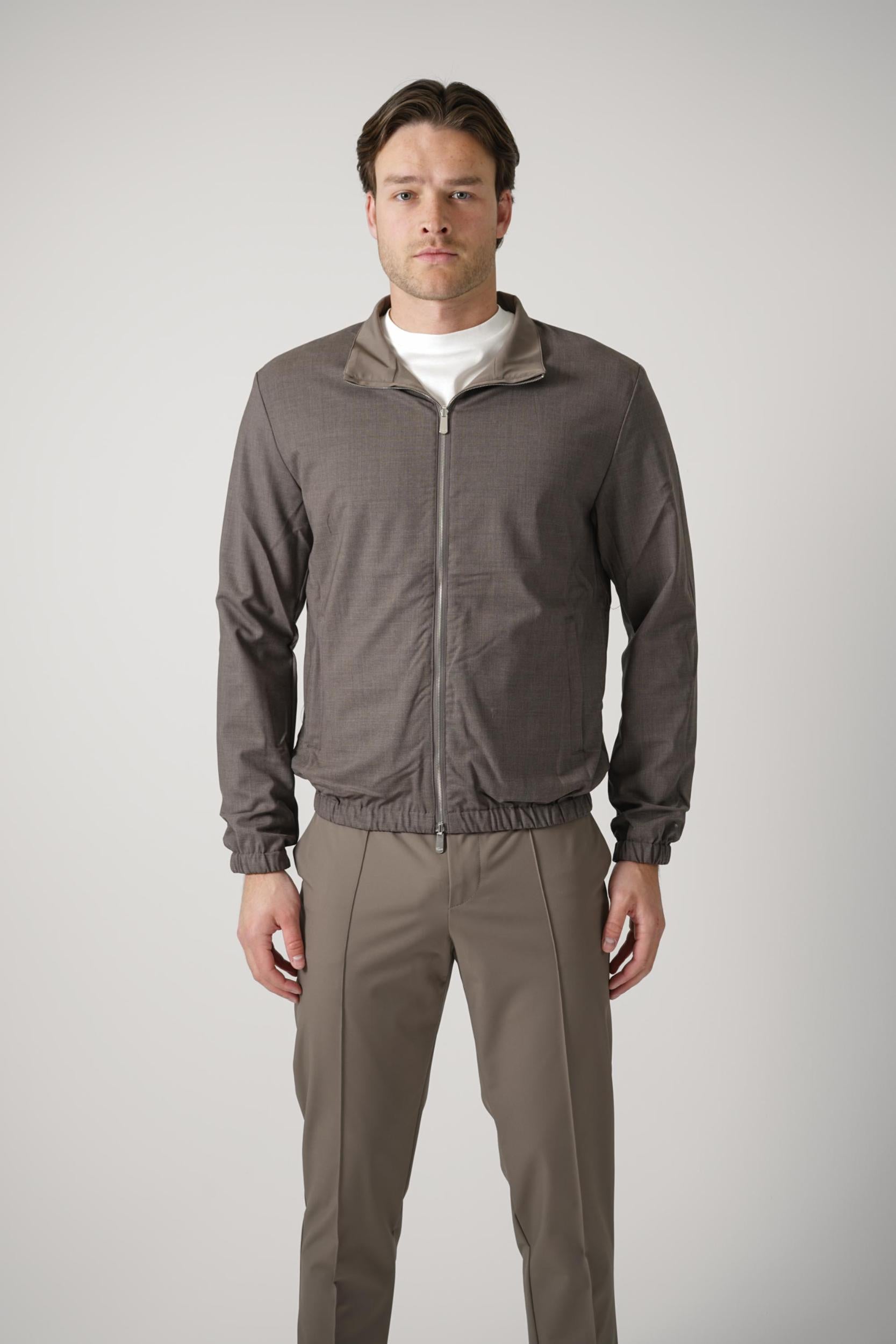 05 Marco Pescarolo Reversible Forzad Jacket Taupe