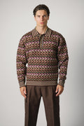 Drole De Monsieur Coogie Longsleeve Polo – Multicolor