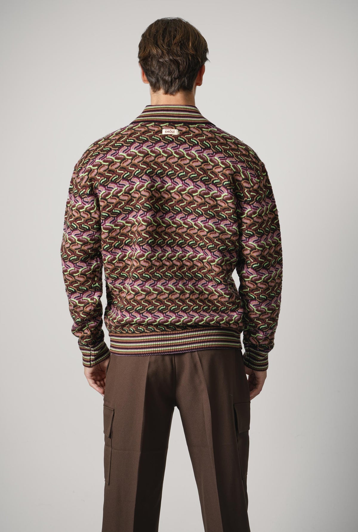 Drole De Monsieur Coogie Longsleeve Polo – Multicolor