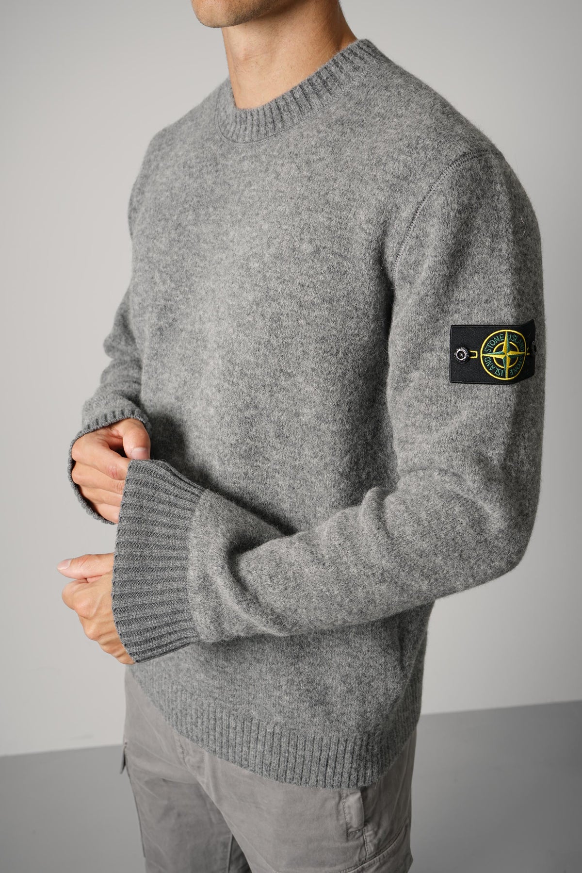 Stone Island Crewneck – Grey Melange (5100050)